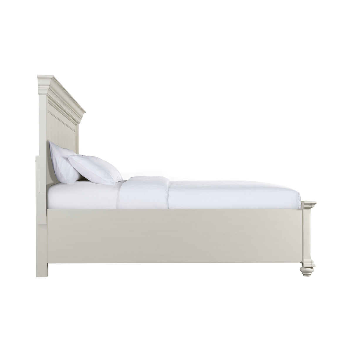 Slater King Bed in Antique White