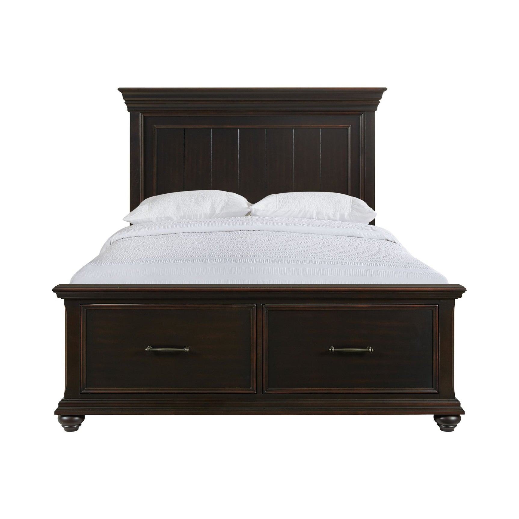 Slater Queen Platform Storage Bed in Black