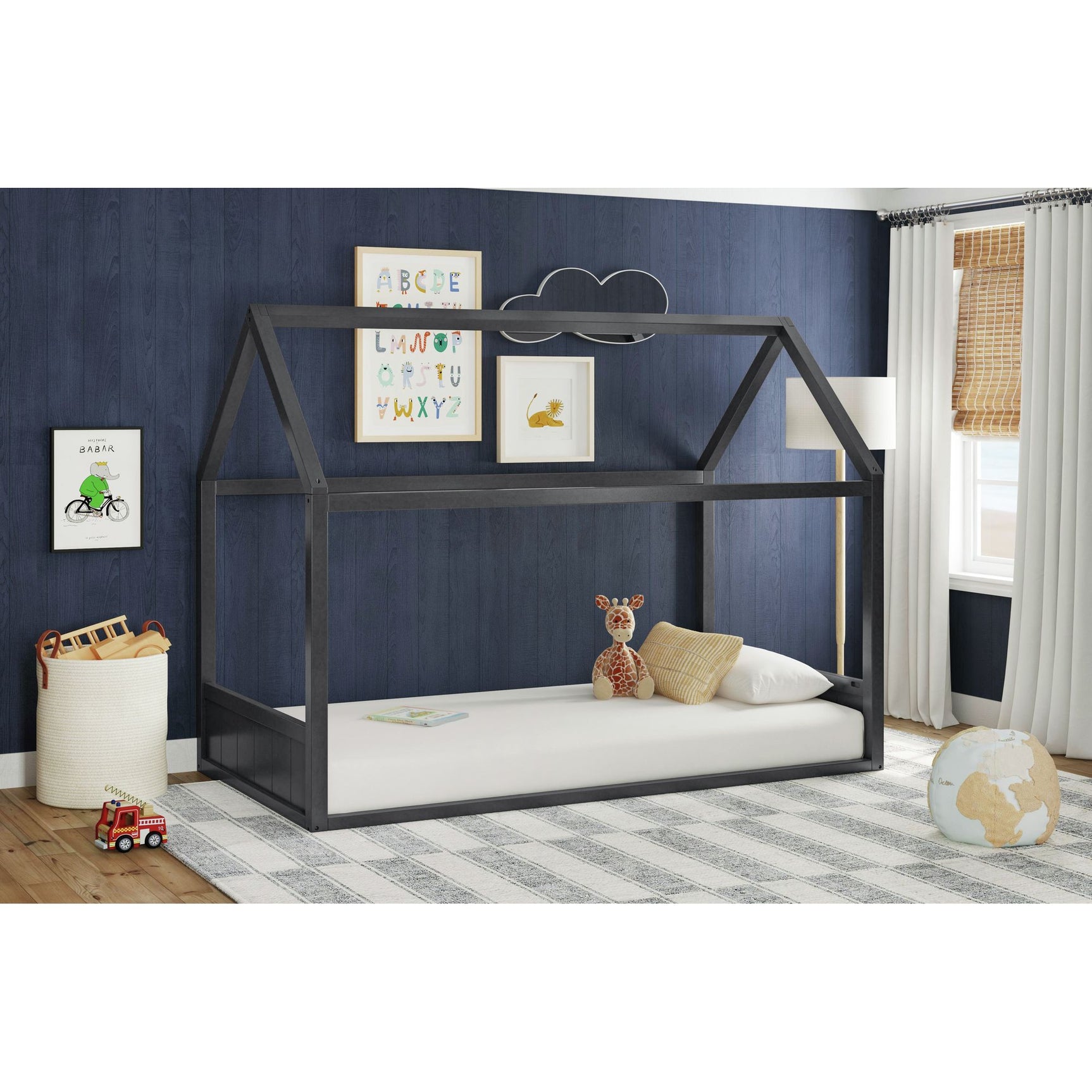 Sami Twin Montessori Bed in Grey – SKU SM385TB | Elements