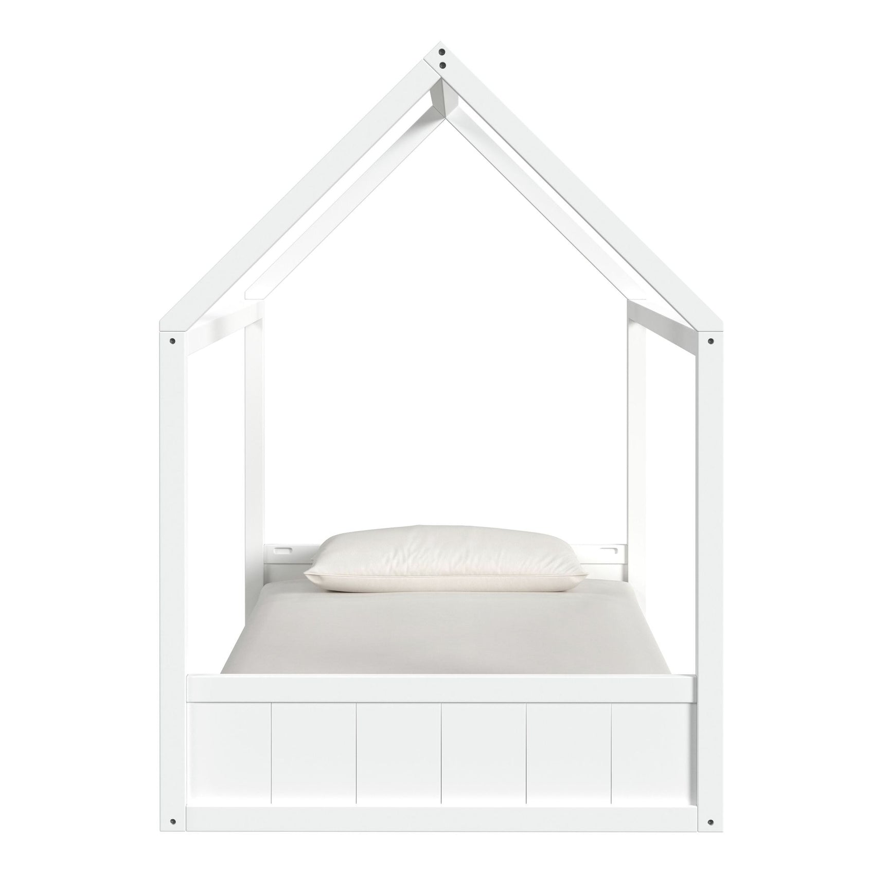 Sami Twin Montessori Bed in White - Tampa Furniture Outlet
