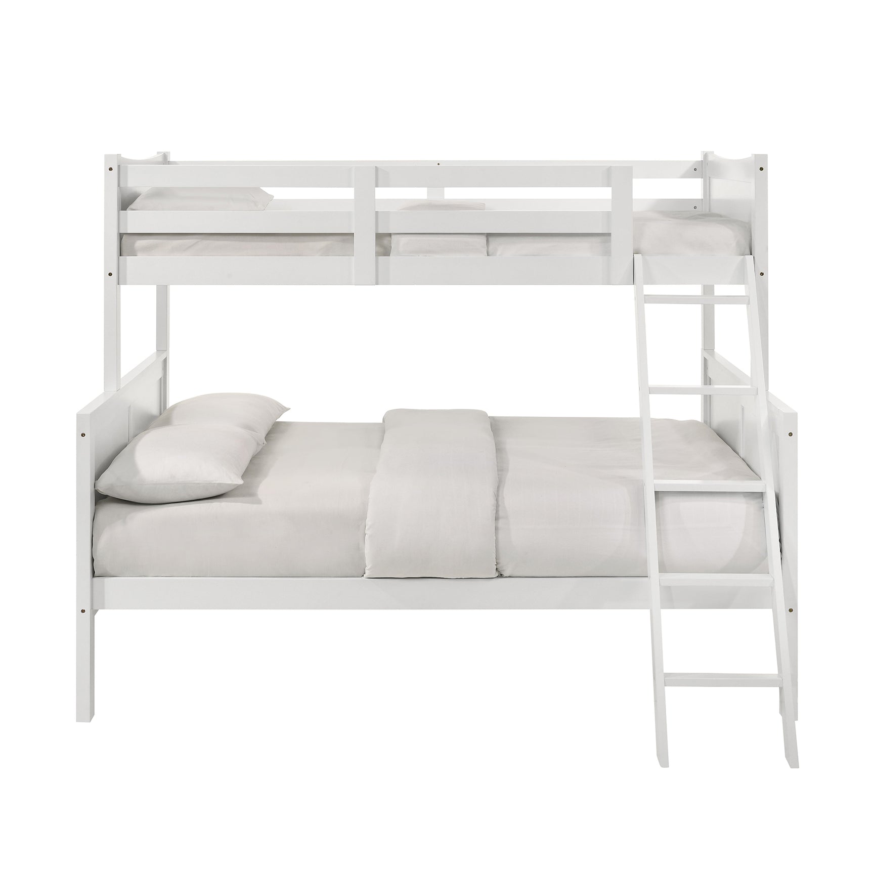 Sami Twin Over Full Bunk White - Tampa Furniture Outlet