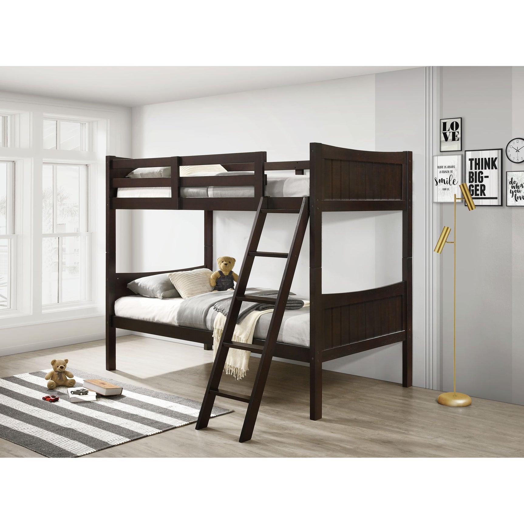 Sami Twin Over Twin Bunk Espresso – SKU SM500TTB | Elements