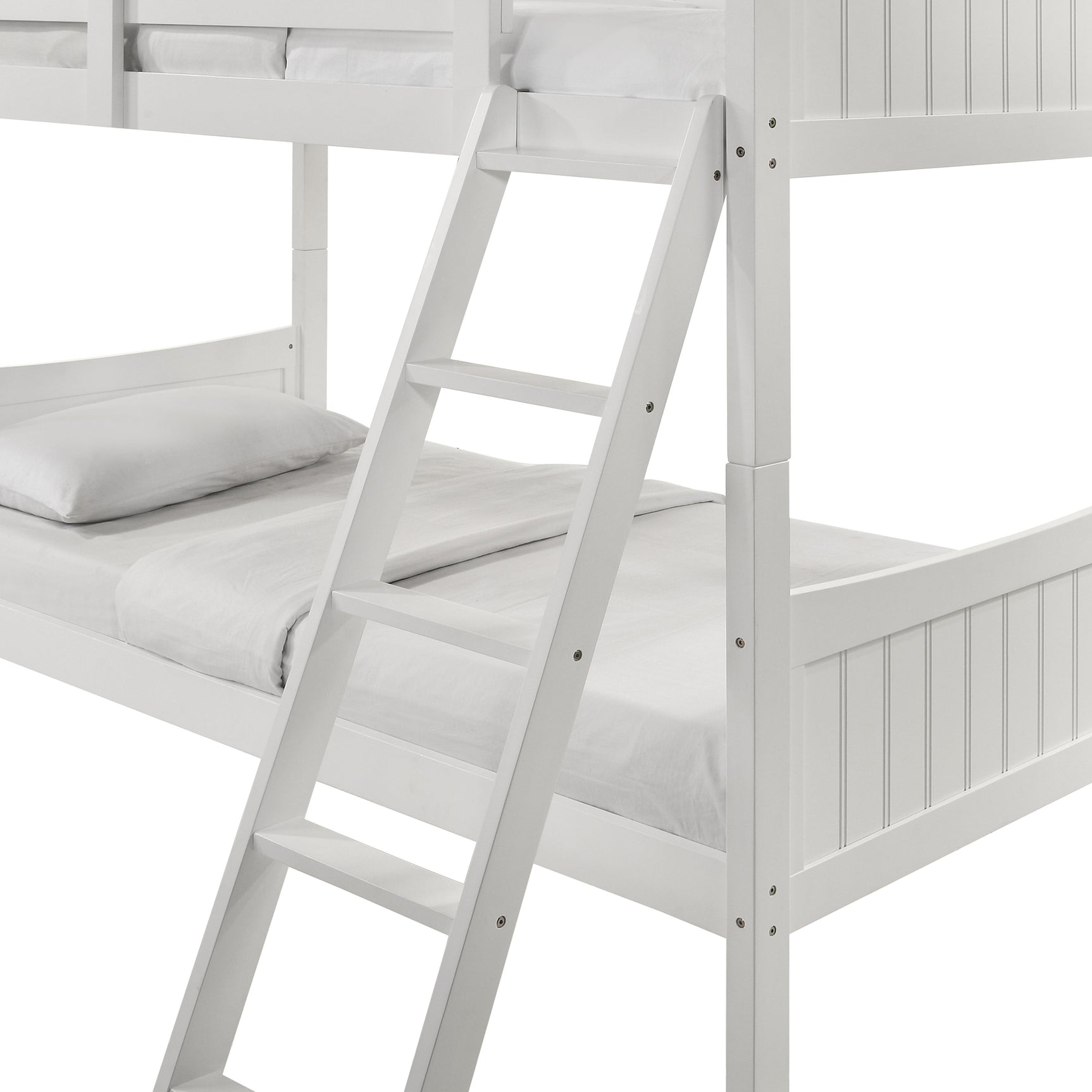 Sami Twin Over Twin Bunk White - Tampa Furniture Outlet