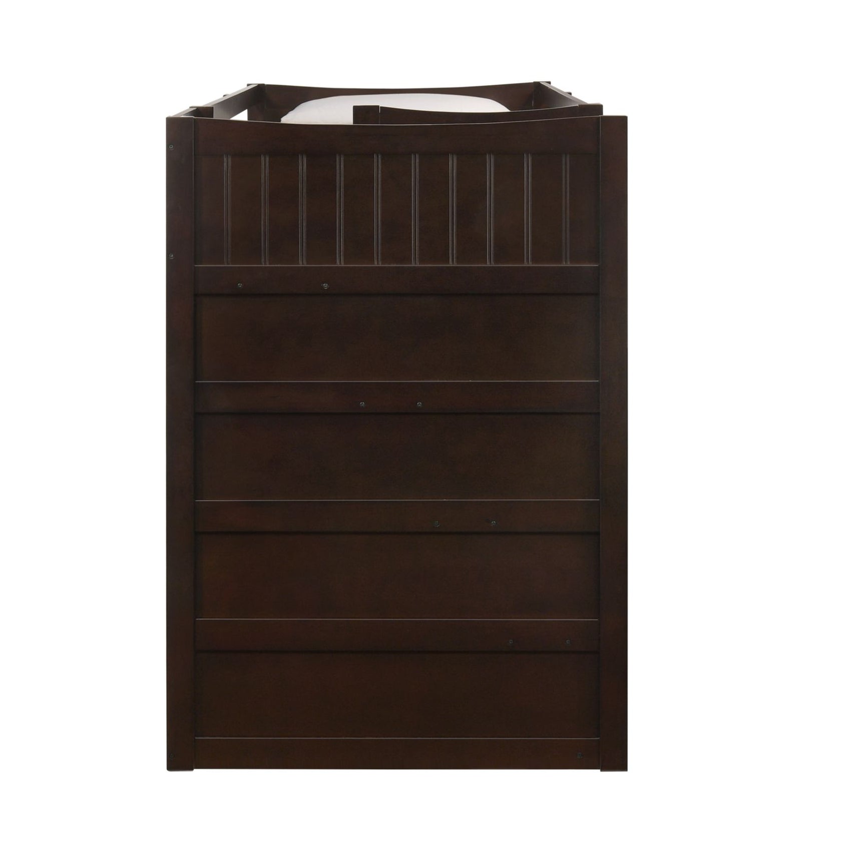 Sami Twin Over Twin Step Bunk with Left HB in Espresso