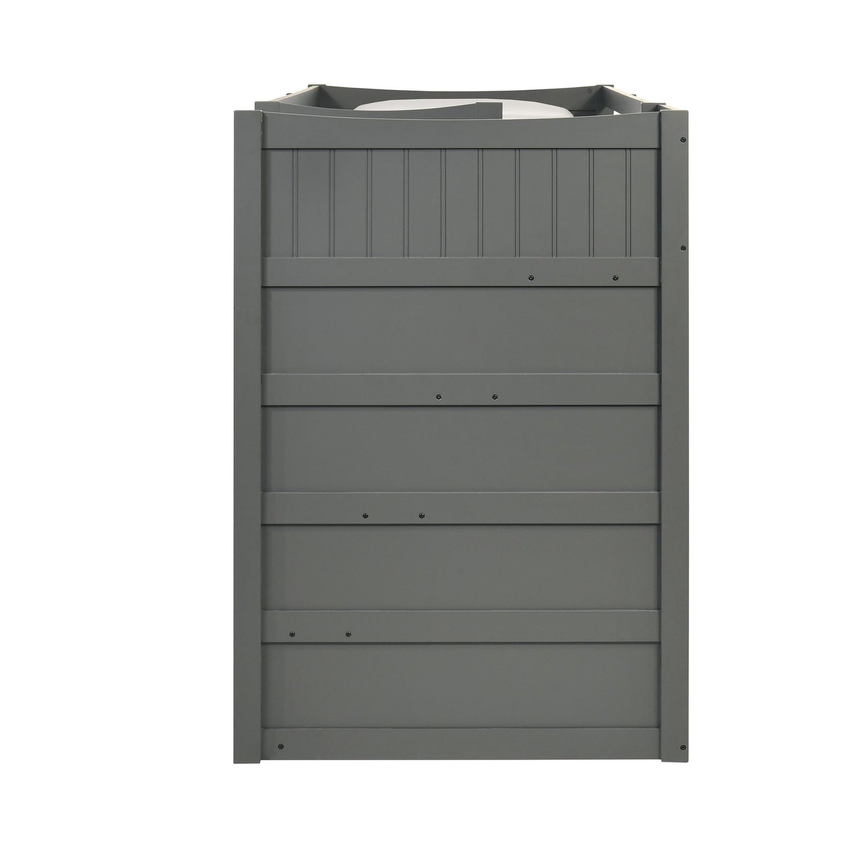 Sami Twin Over Twin Step Bunk with Right HB in Grey