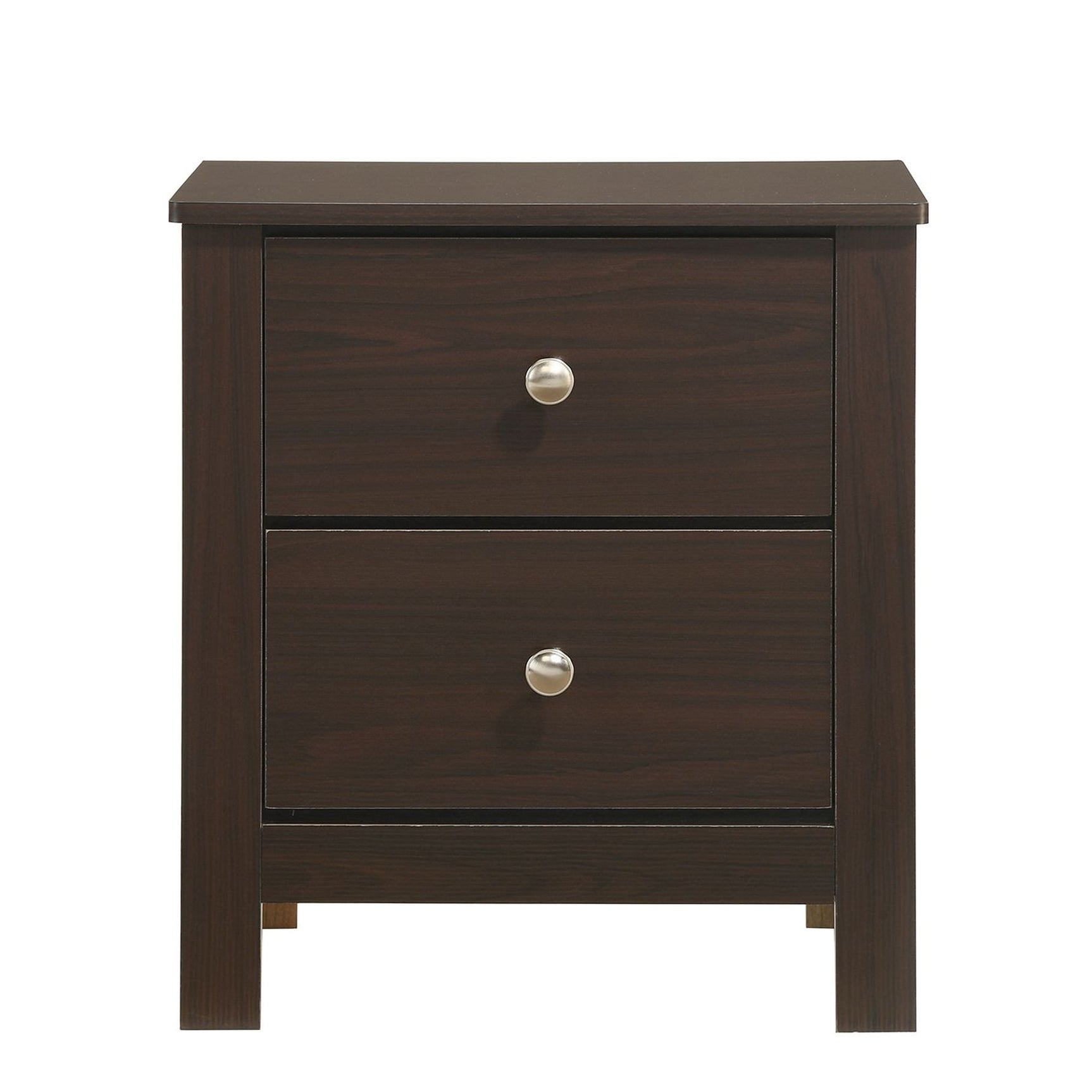 Sami Youth 2-Drawer Nightstand in Espresso