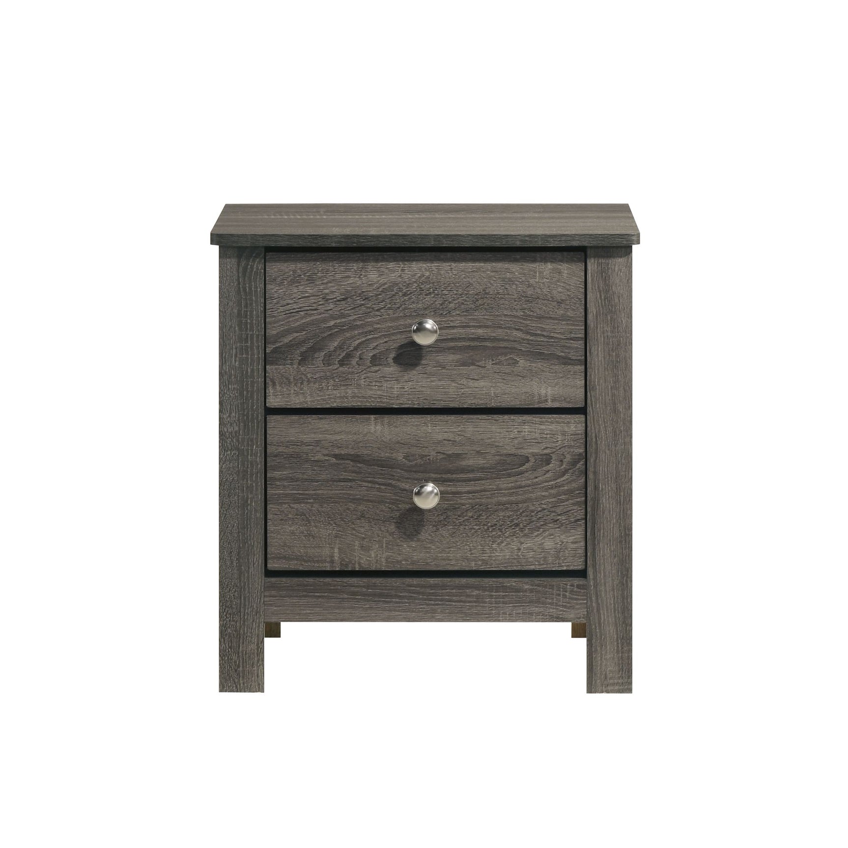 Sami Youth 2-Drawer Nightstand in Grey - Tampa Furniture Outlet