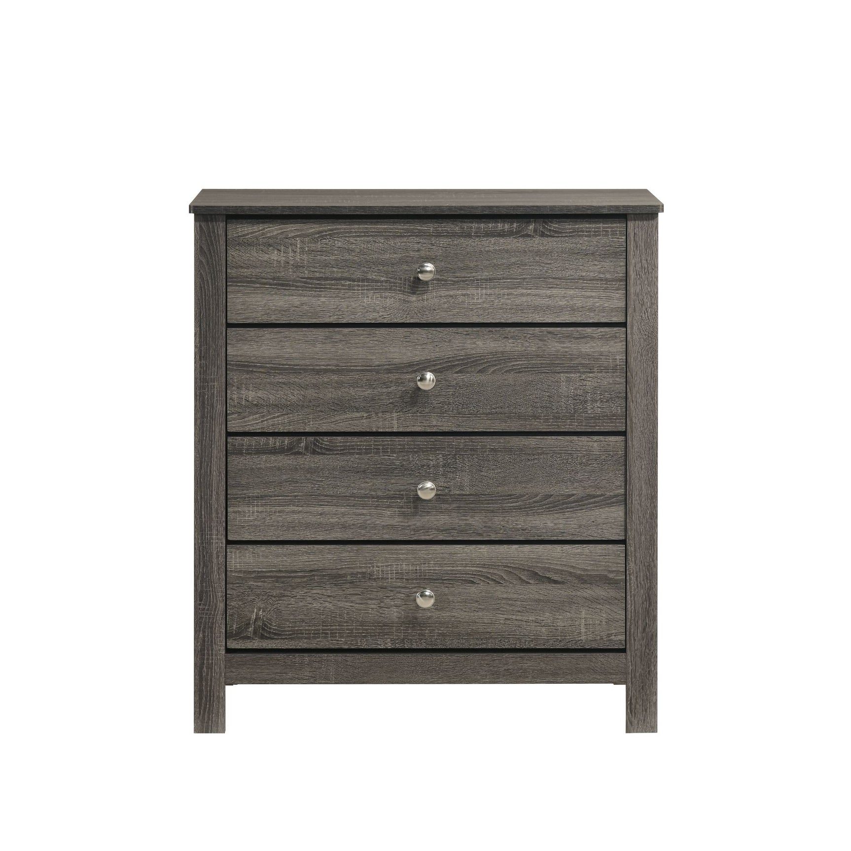 Sami Youth 4-Drawer Chest in Grey - Tampa Furniture Outlet