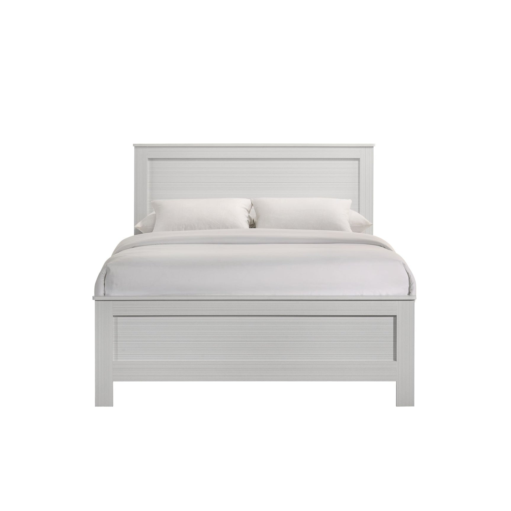 Sami Youth Full Panel Bed in White - Tampa Furniture Outlet
