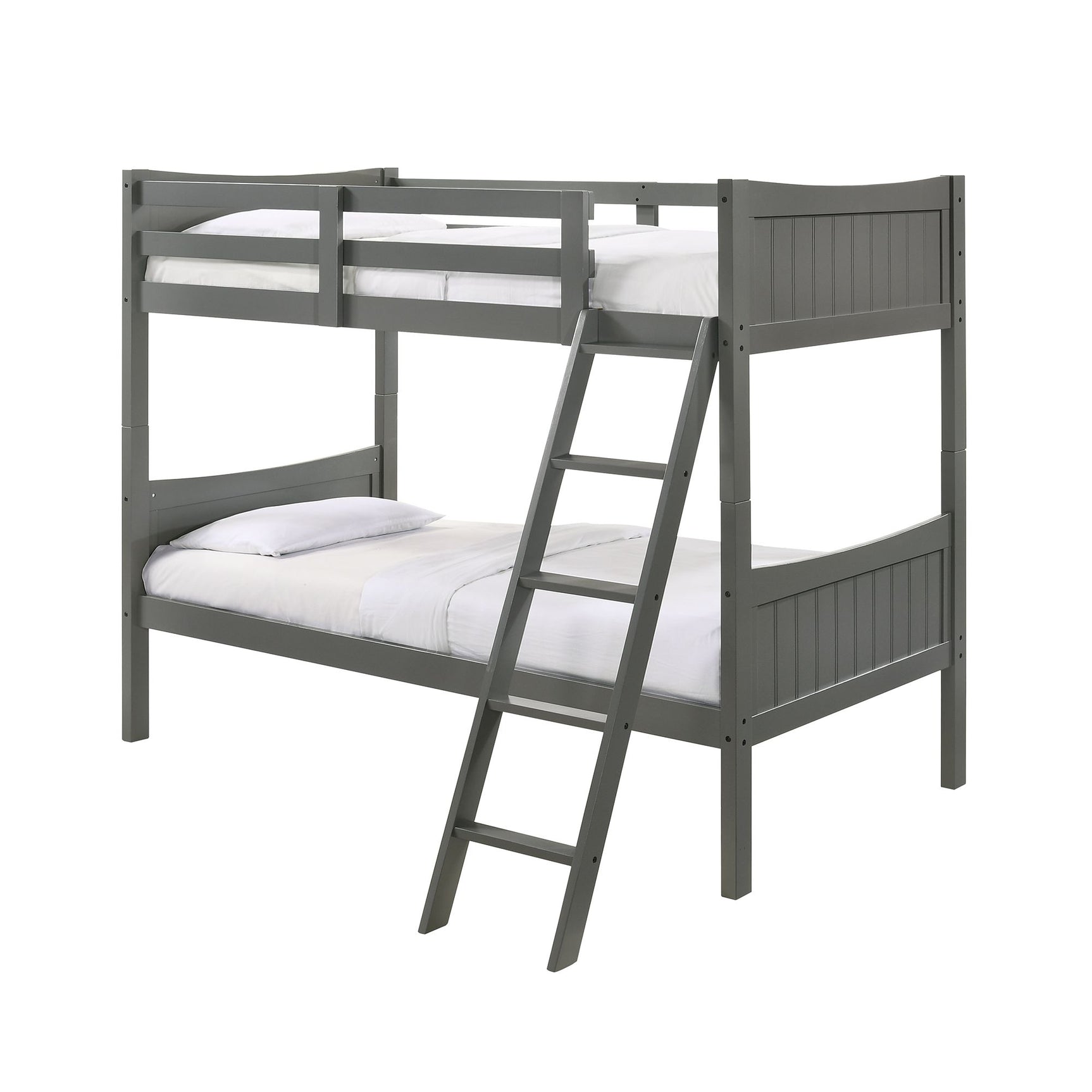 Sami Twin Over Twin Bunk Grey - Tampa Furniture Outlet