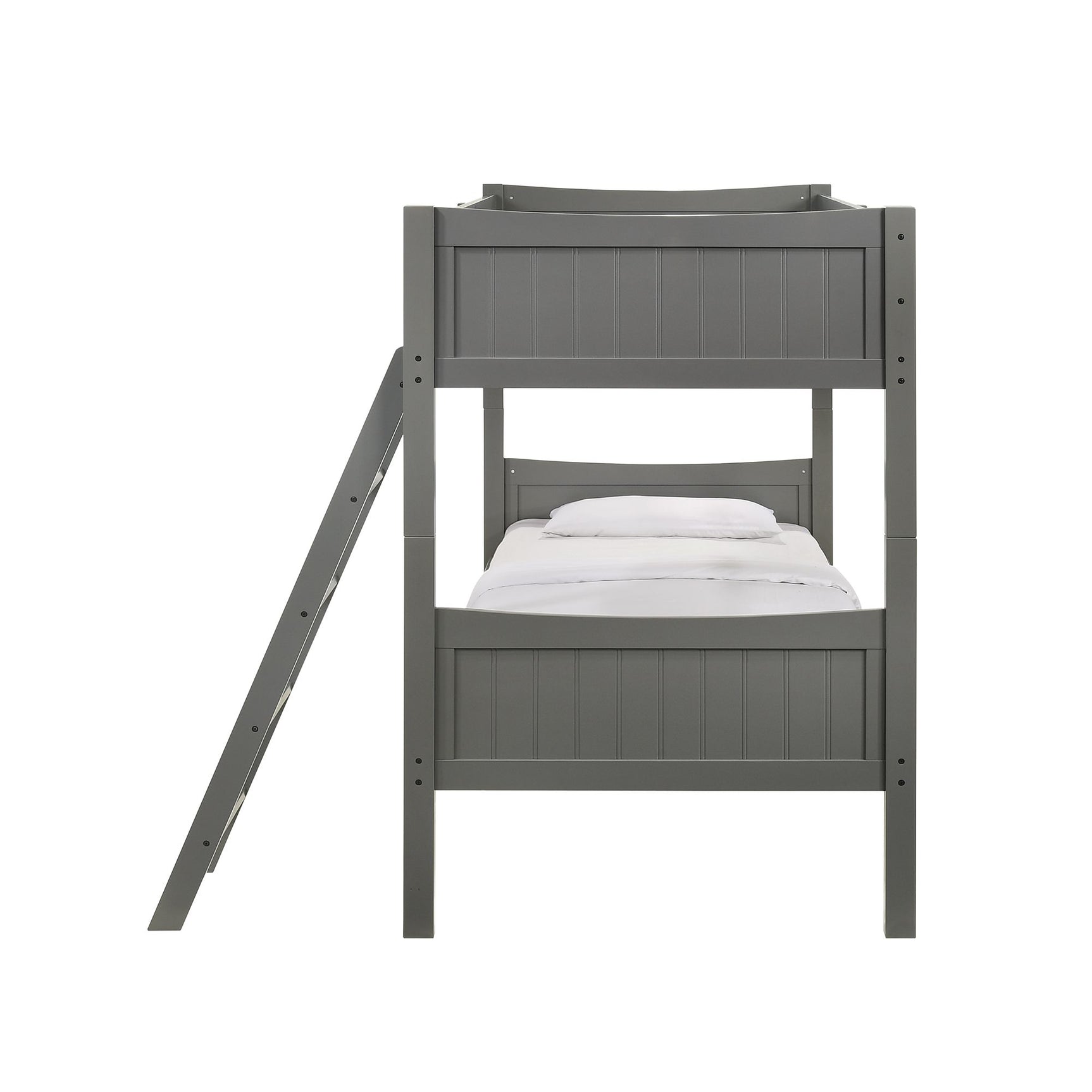 Sami Twin Over Twin Bunk Grey - Tampa Furniture Outlet