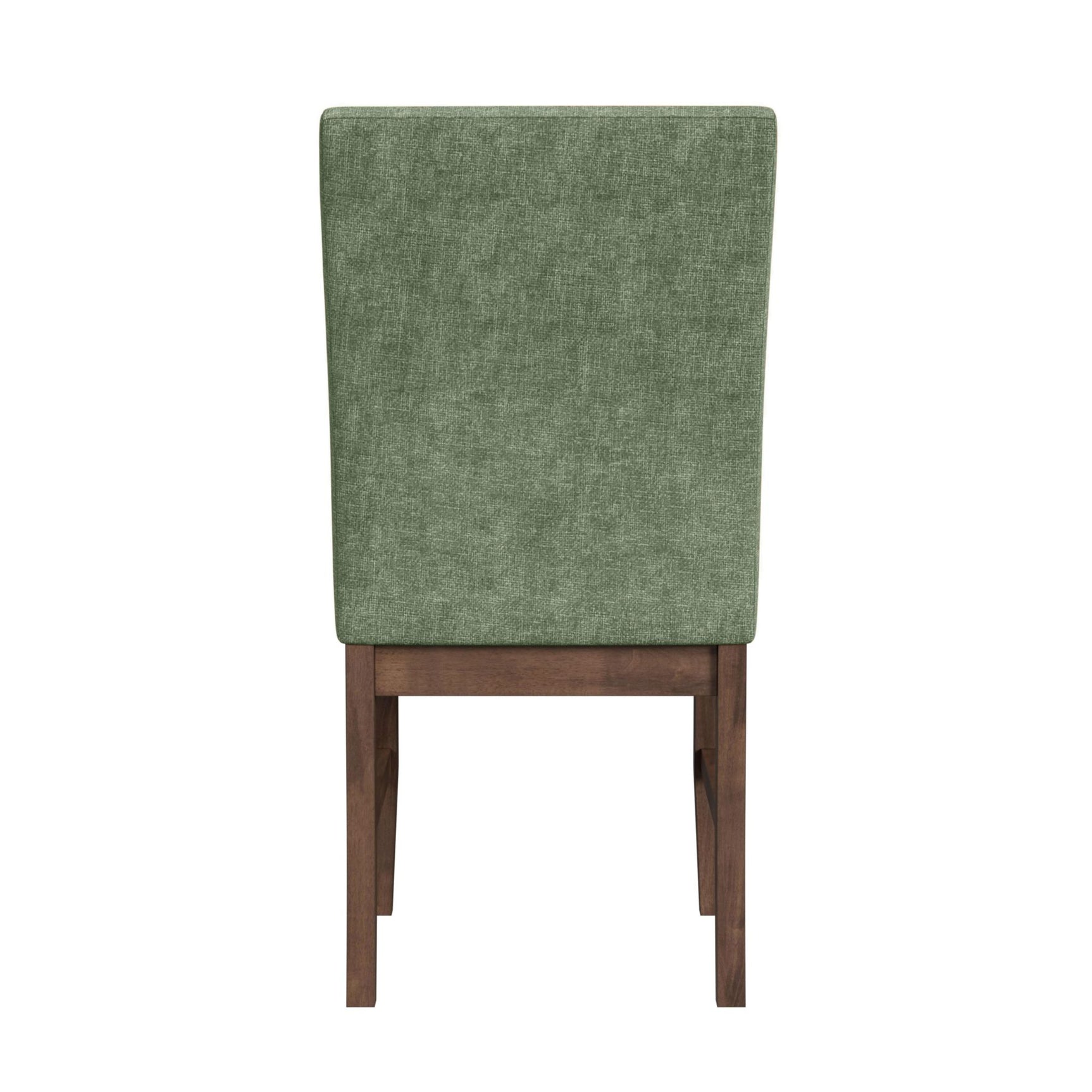 Santa Barbara Dining Side Chair with Avocado Fabric in Walnut (2 Per Carton) - Tampa Furniture Outlet