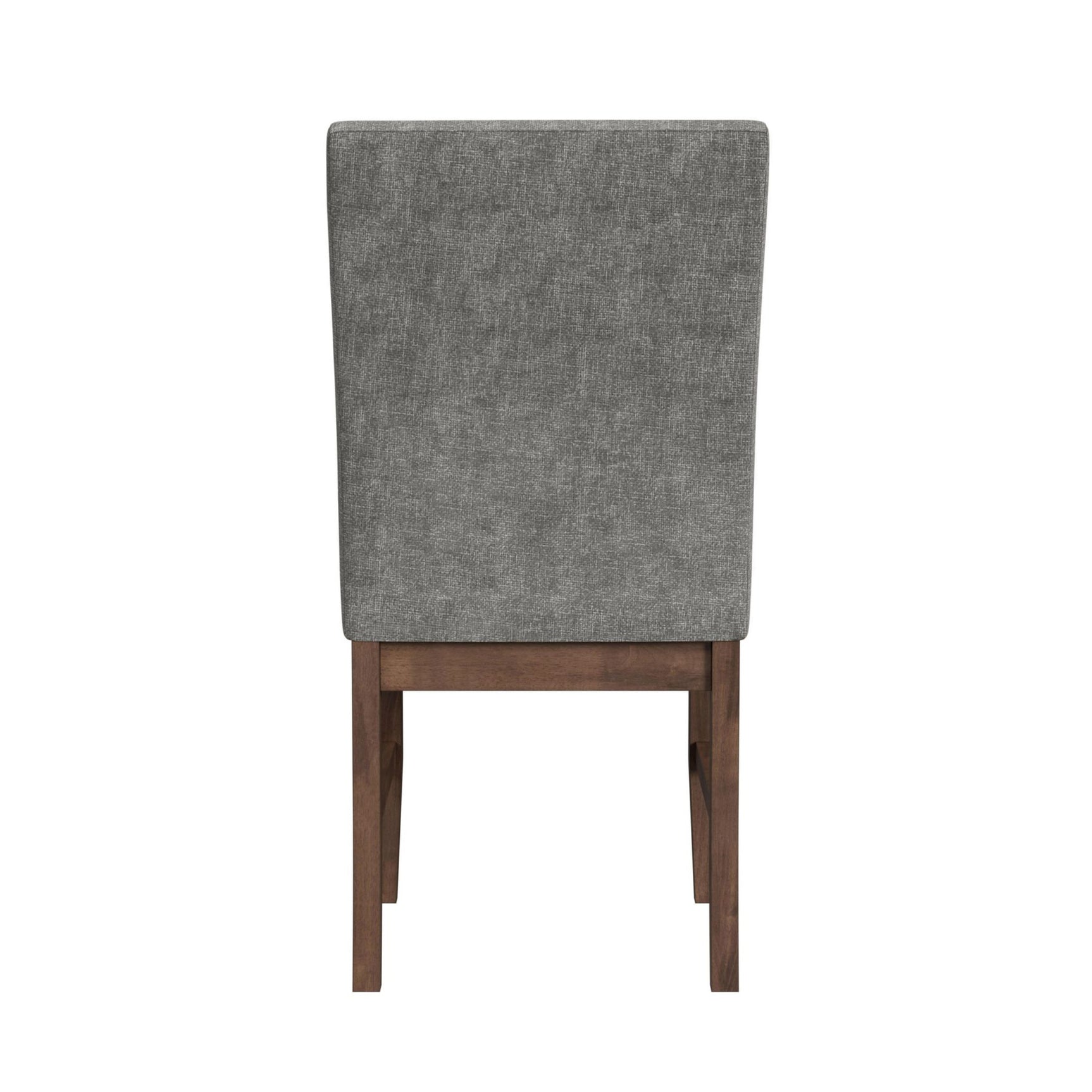 Santa Barbara Dining Side Chair with Dark Grey Fabric in Walnut (2 Per Carton)