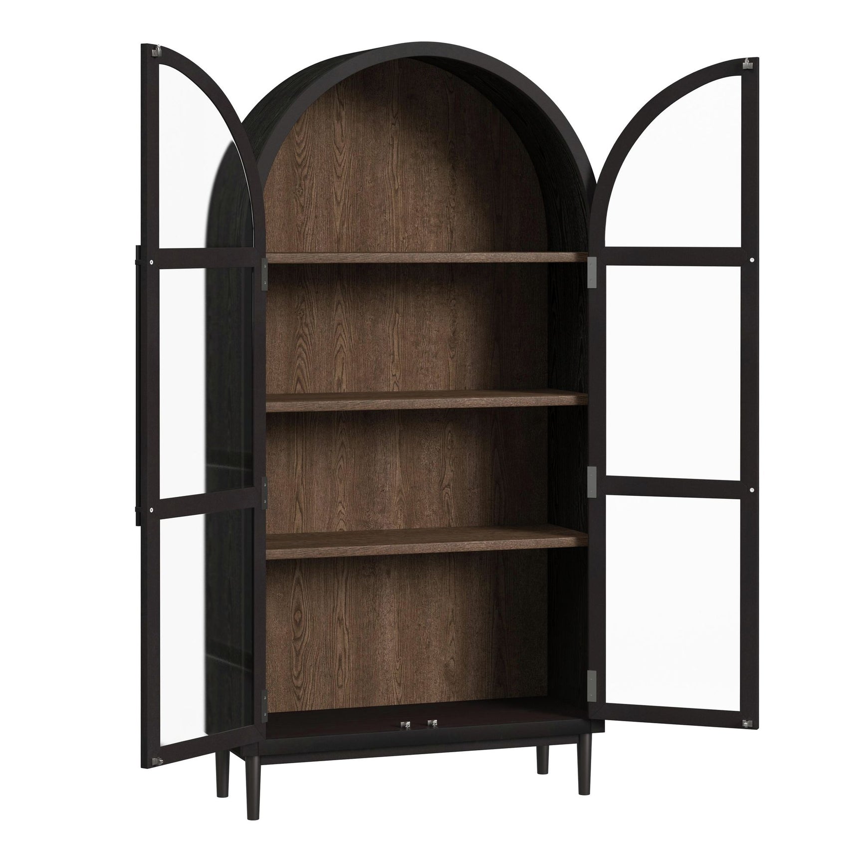 Santiago Bookcase in Espresso - Tampa Furniture Outlet