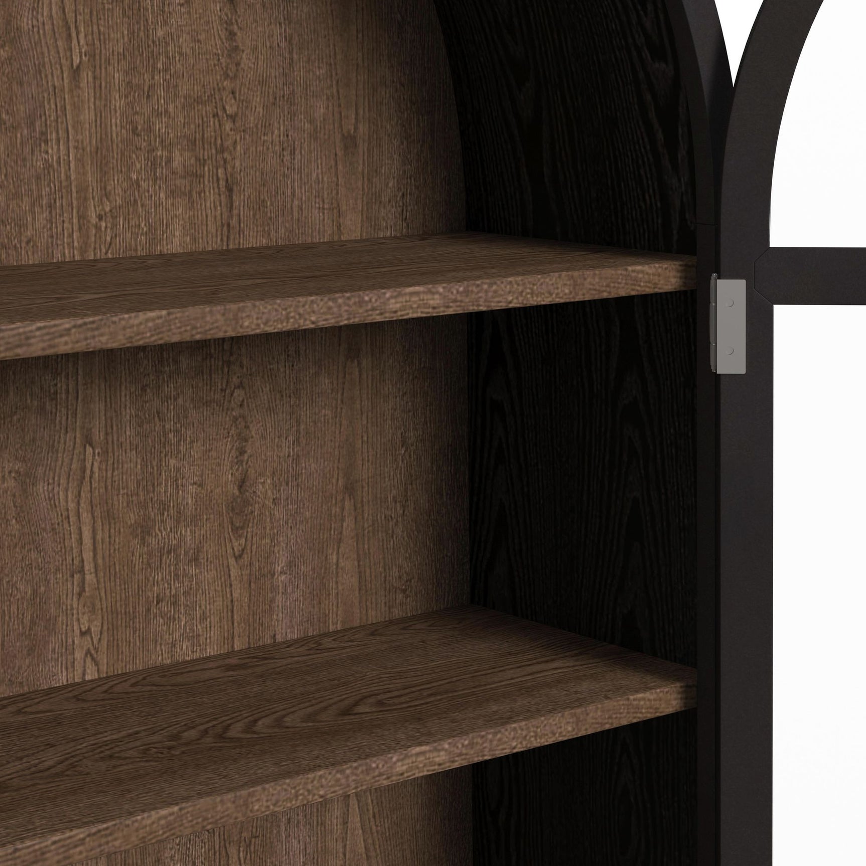 Santiago Bookcase in Espresso - Tampa Furniture Outlet