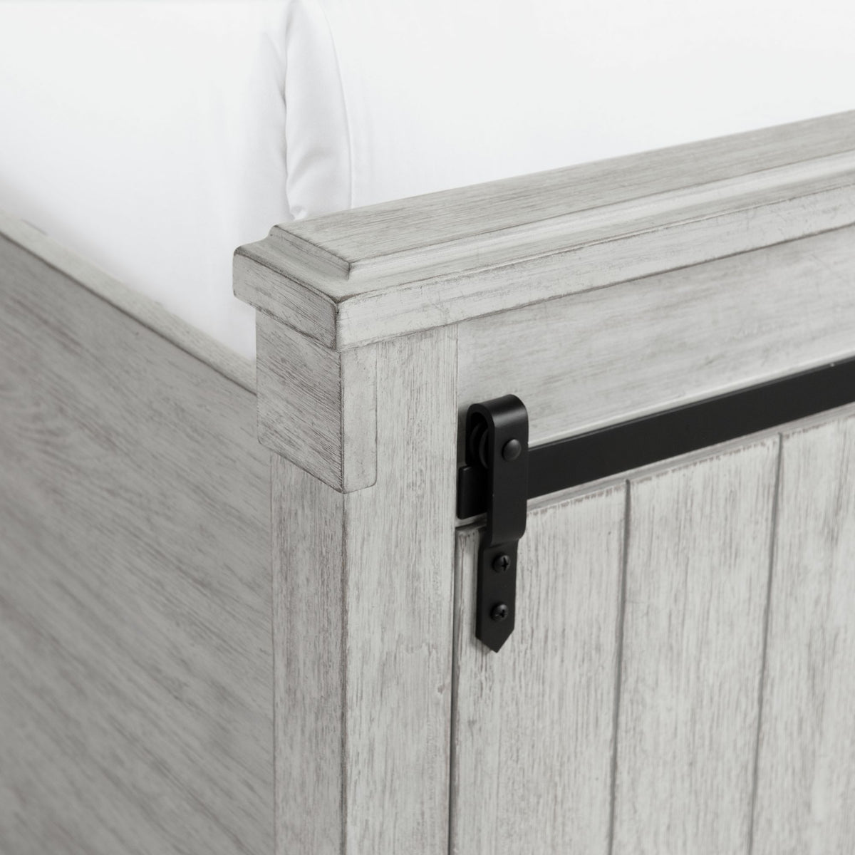 Scott Queen Storage Bed White Finish