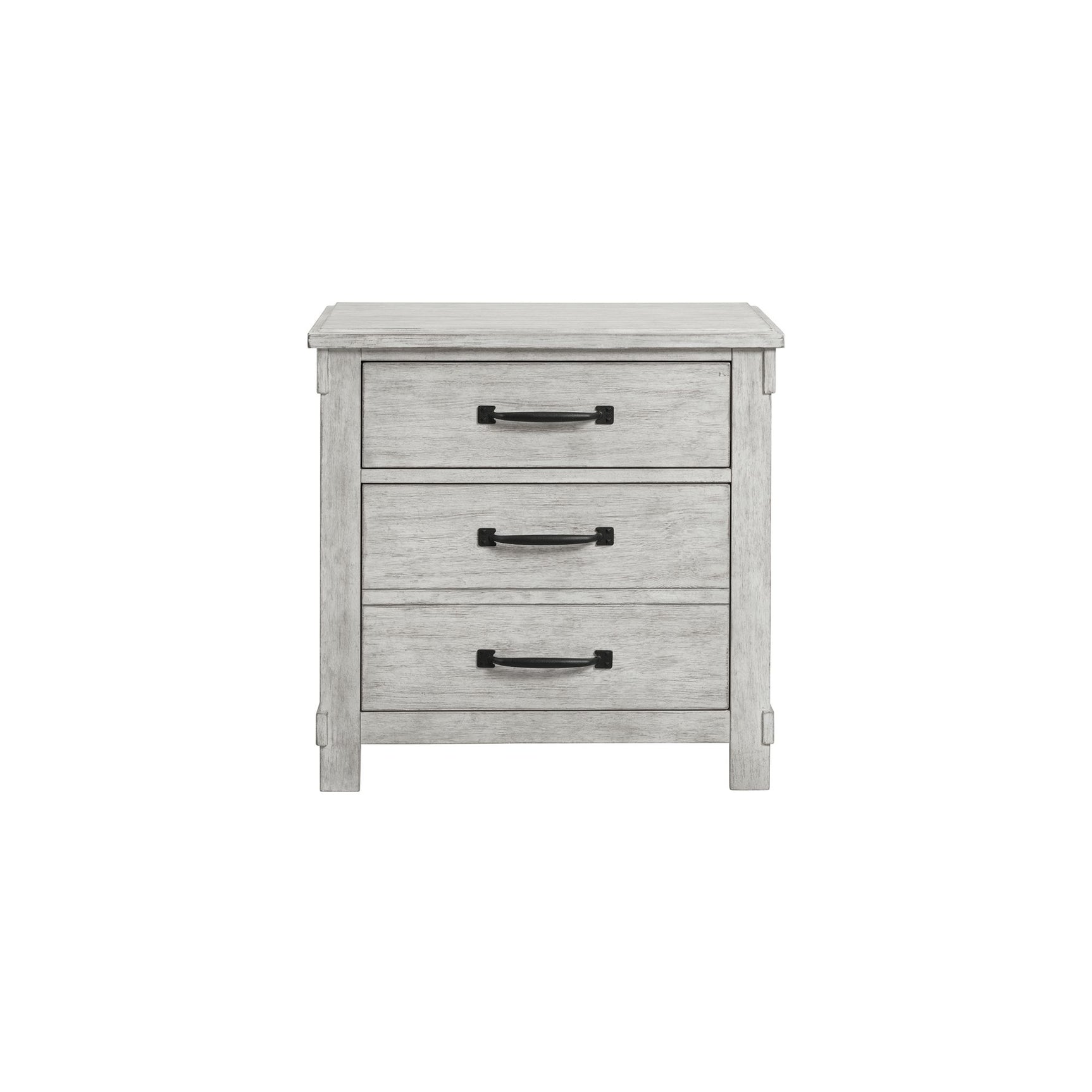 Scott Nightstand W/USB White Finish - Tampa Furniture Outlet