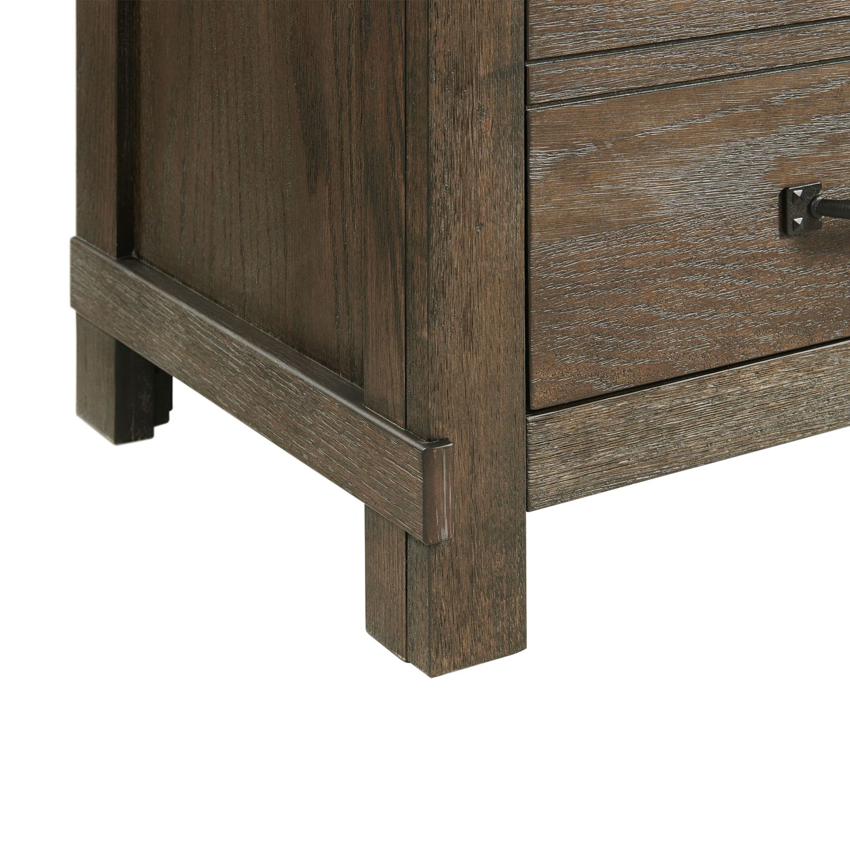 Scott Nightstand W/USB Dark Finish - Tampa Furniture Outlet