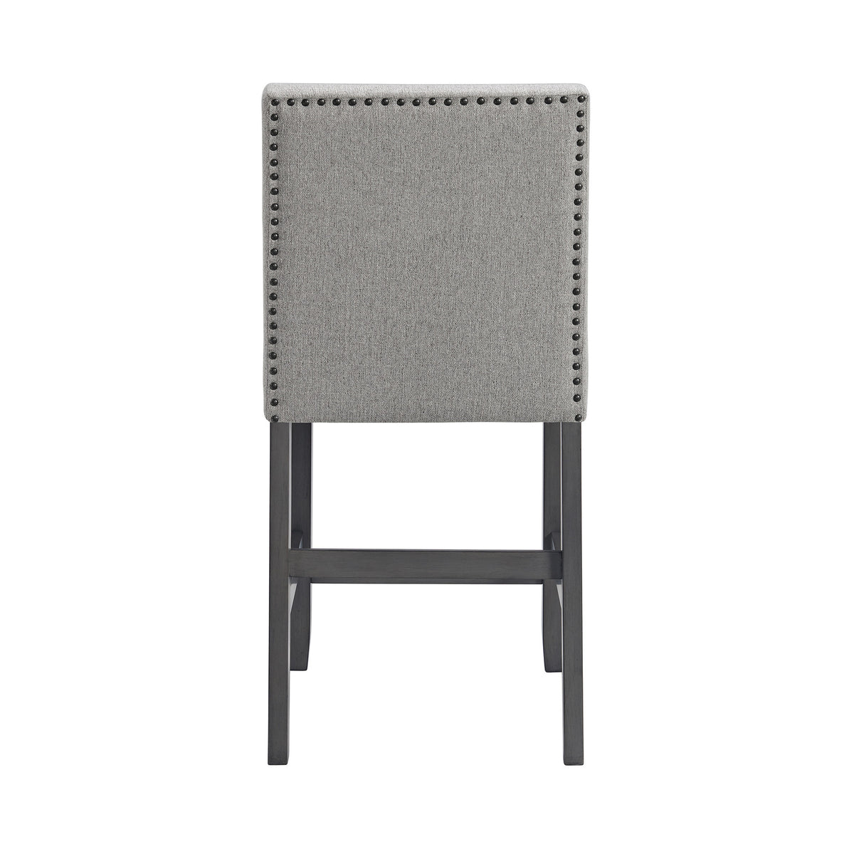 Seneca Counter Side Chair with Grey Fabric in Grey (2 Per Carton)