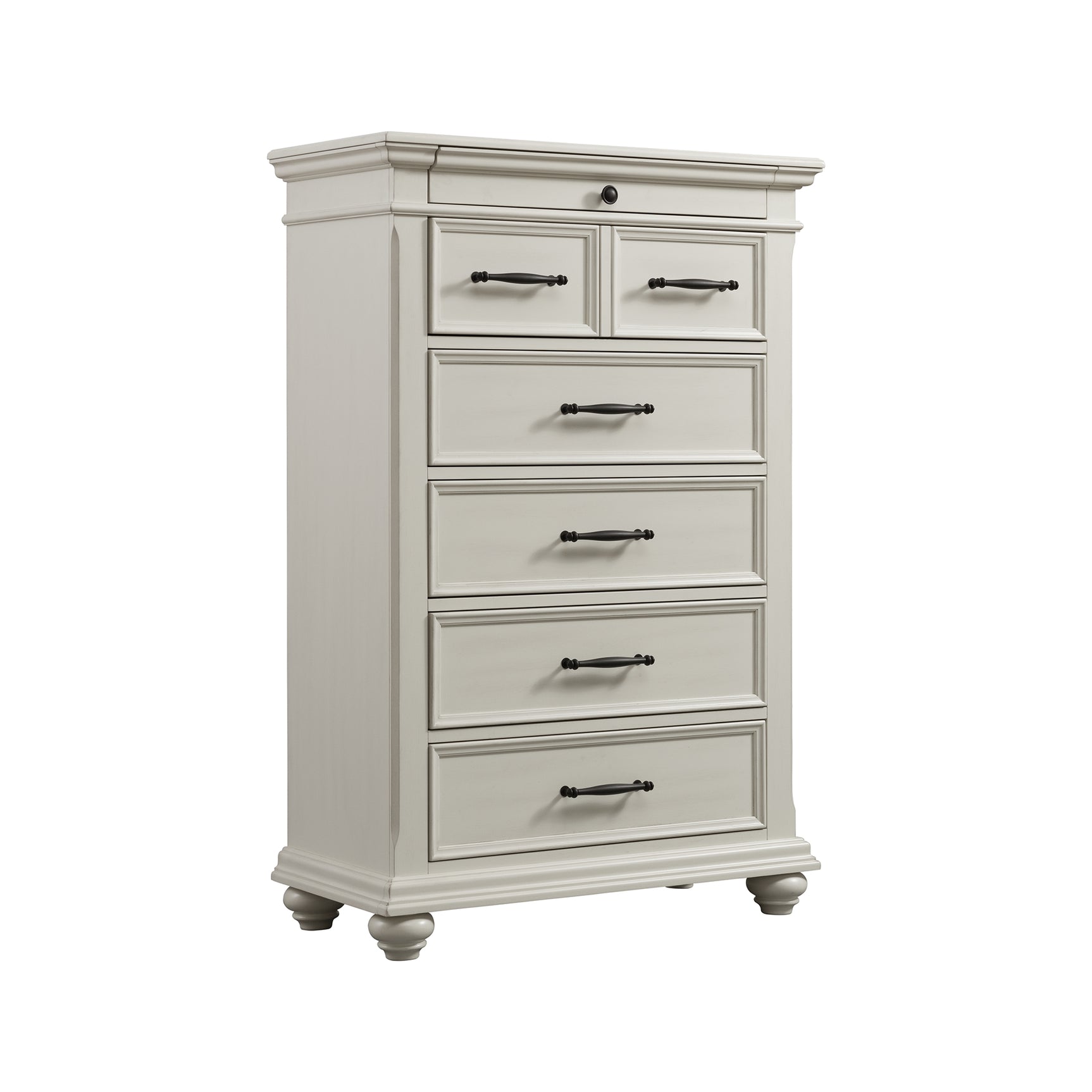 Slater Chest in Antique White - Tampa Furniture Outlet