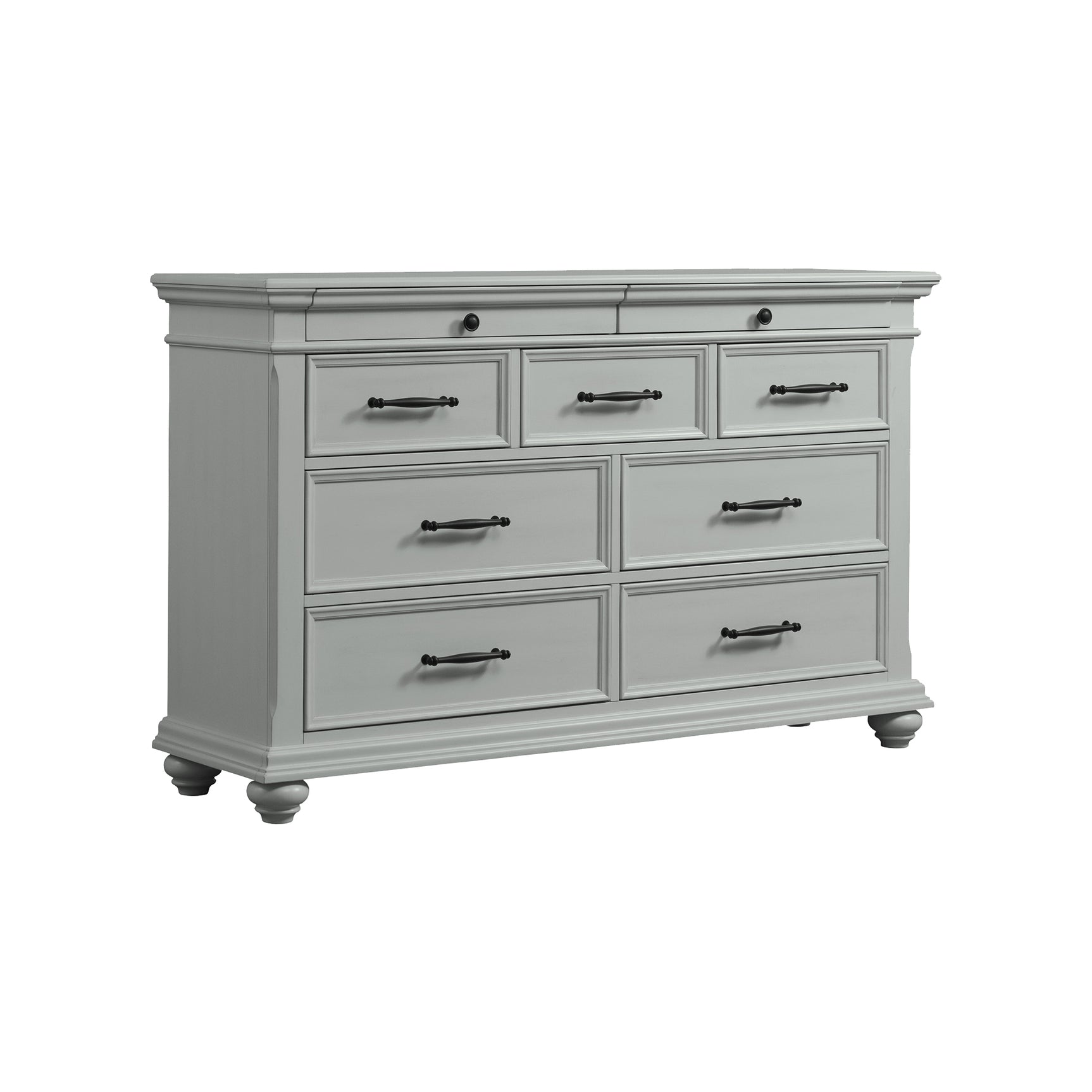 Slater Dresser Grey - Tampa Furniture Outlet