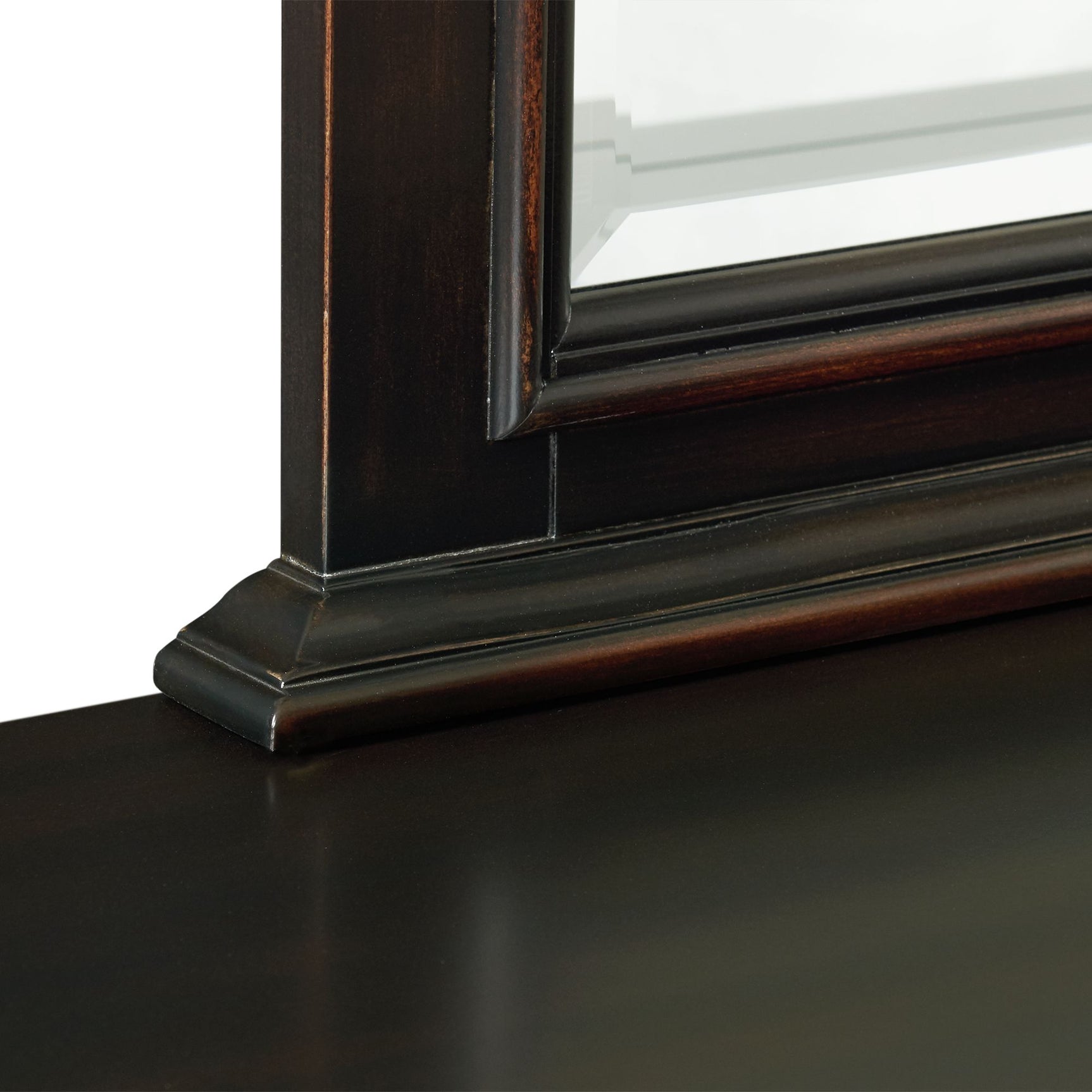 Slater Dresser & Mirror Set Black - Tampa Furniture Outlet
