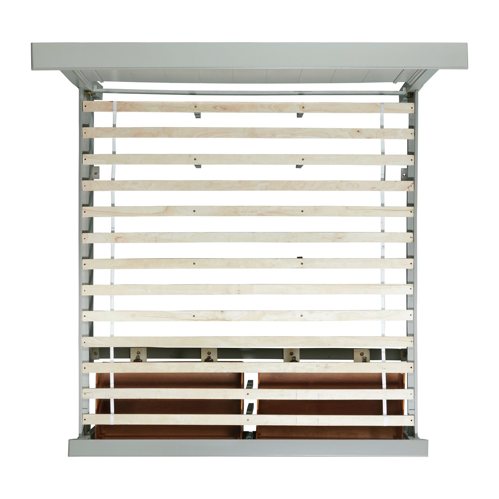 Slater King Platform Storage Bed in Grey - Tampa Furniture Outlet