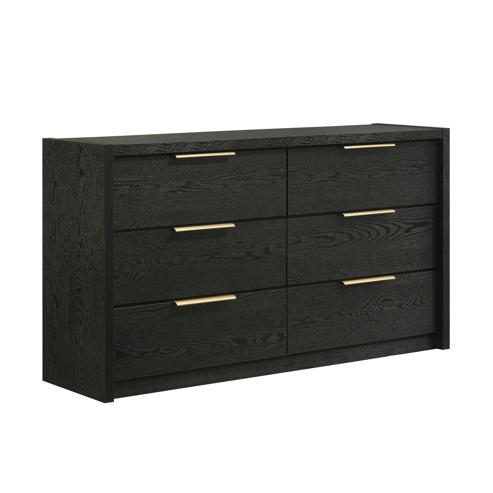 South Bend Dresser in Black - Tampa Furniture Outlet