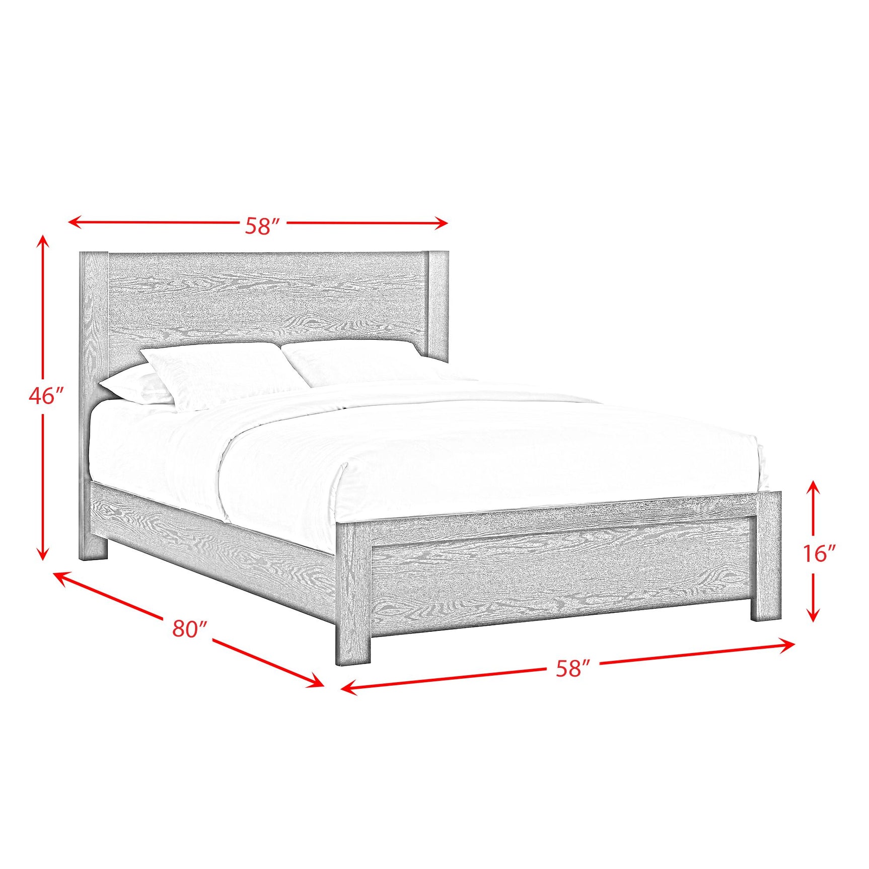 South Bend Full Bed in Black