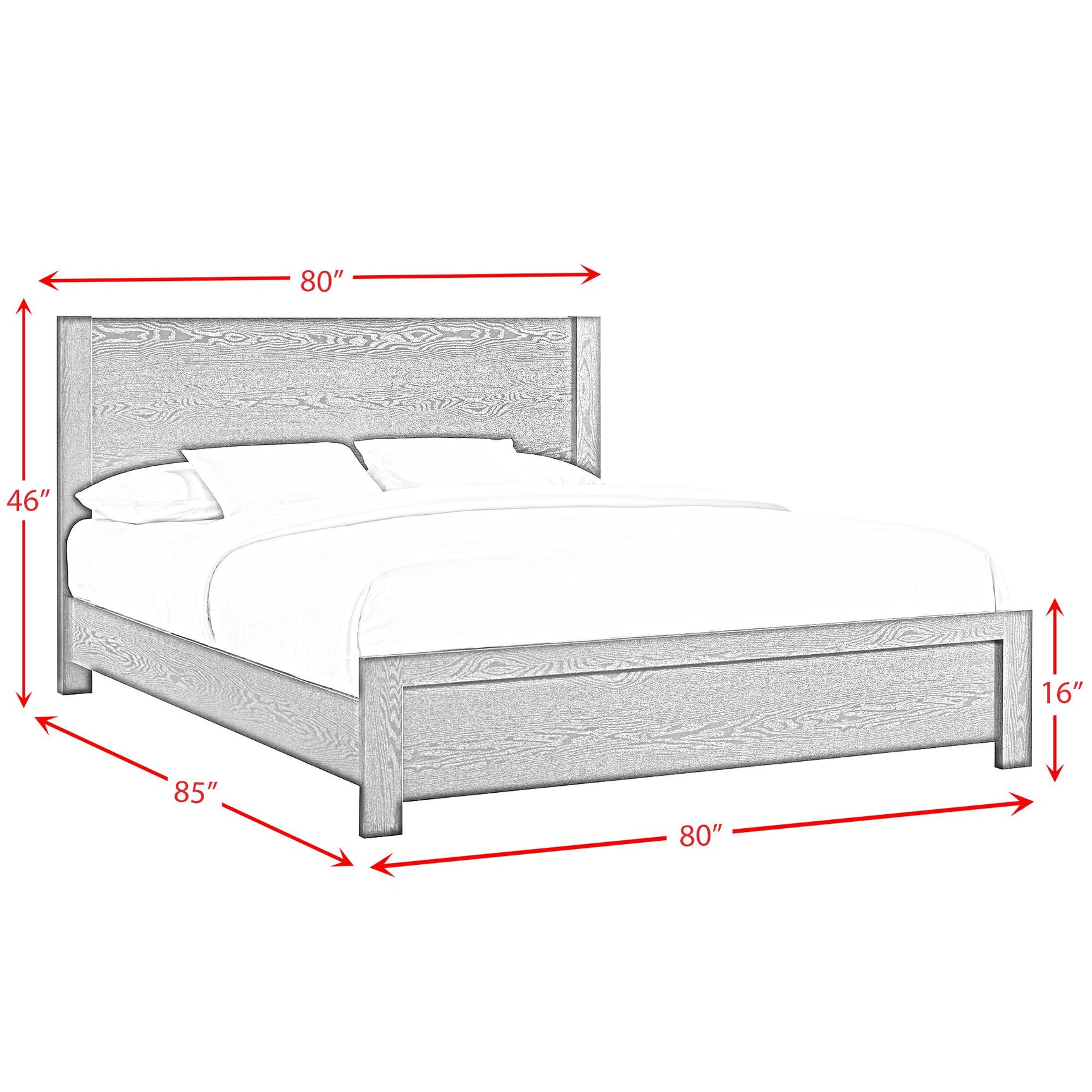 South Bend King Bed in Black