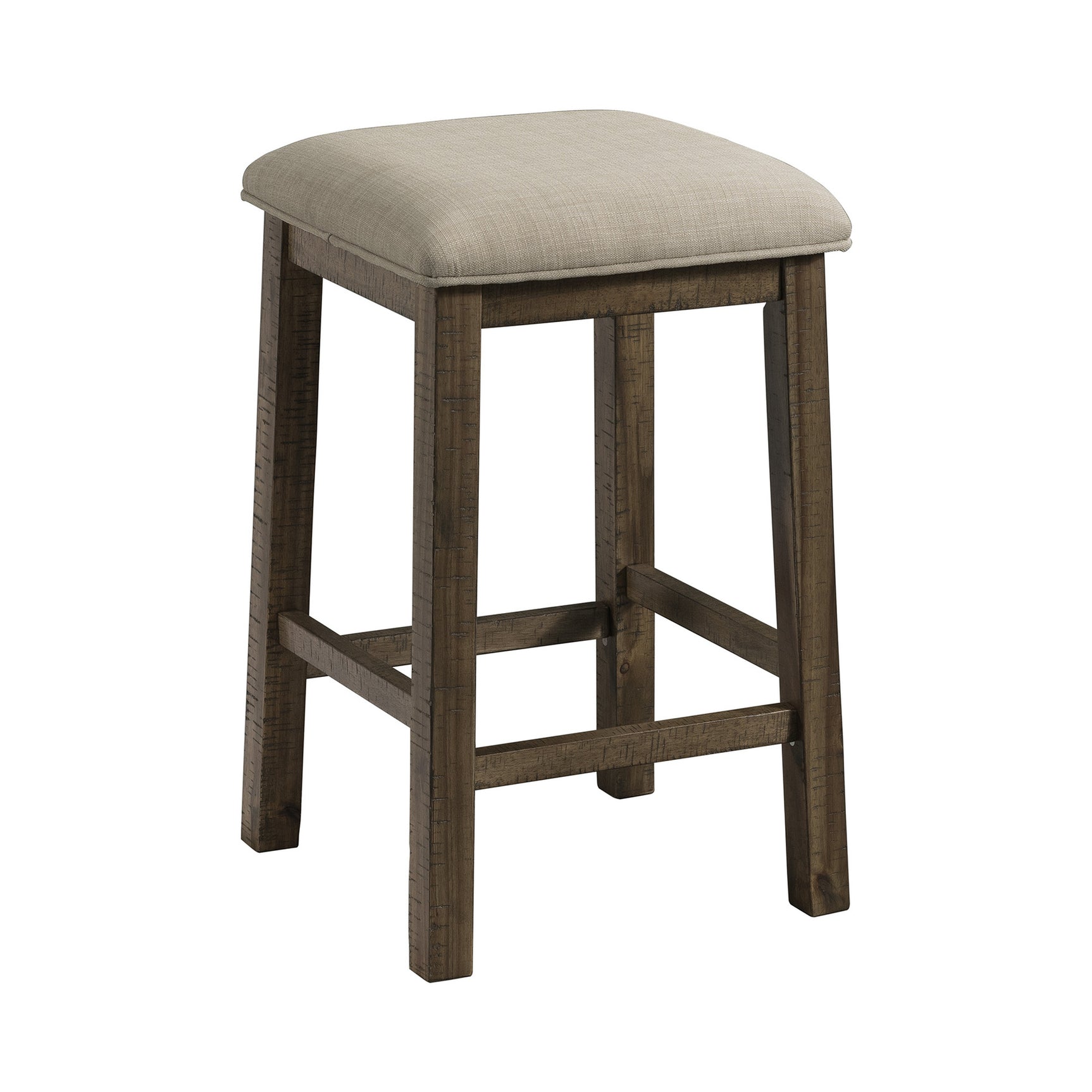 Stone Occasional Bar Table Single Pack Gray Finish (Table + Three Stools)