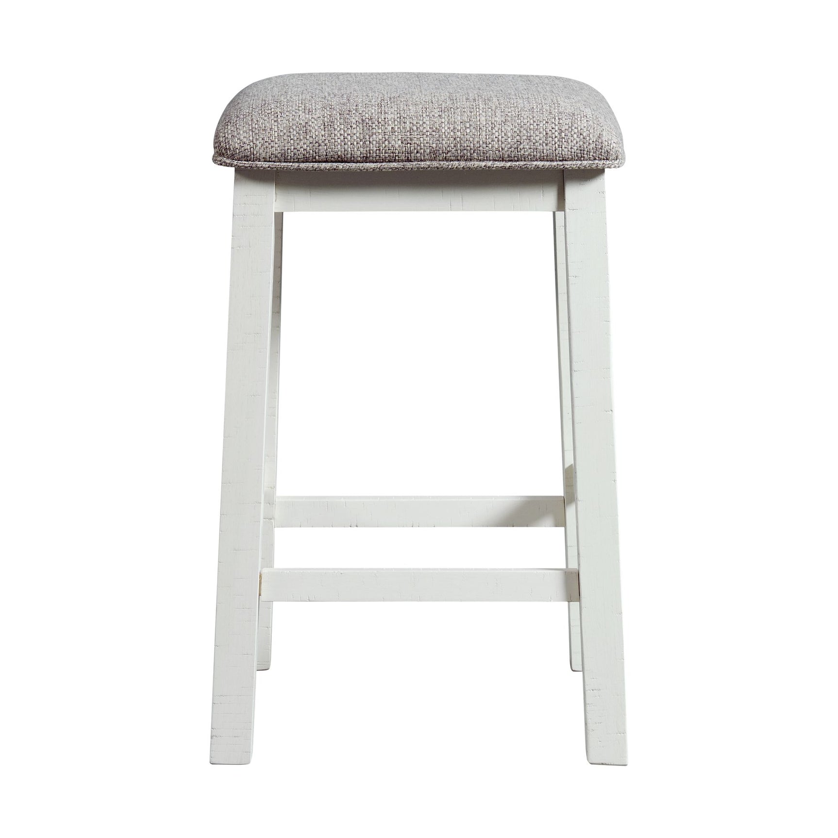 Stone Occasional Bar Table Single Pack in White (Table + Three Stools) - Tampa Furniture Outlet