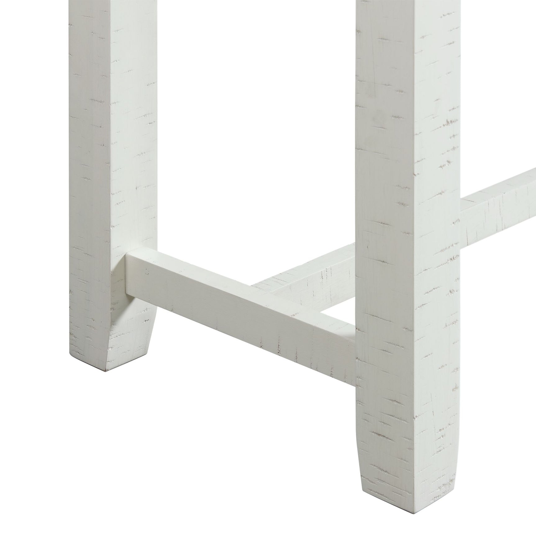 Stone Occasional Bar Table Single Pack in White (Table + Three Stools) - Tampa Furniture Outlet