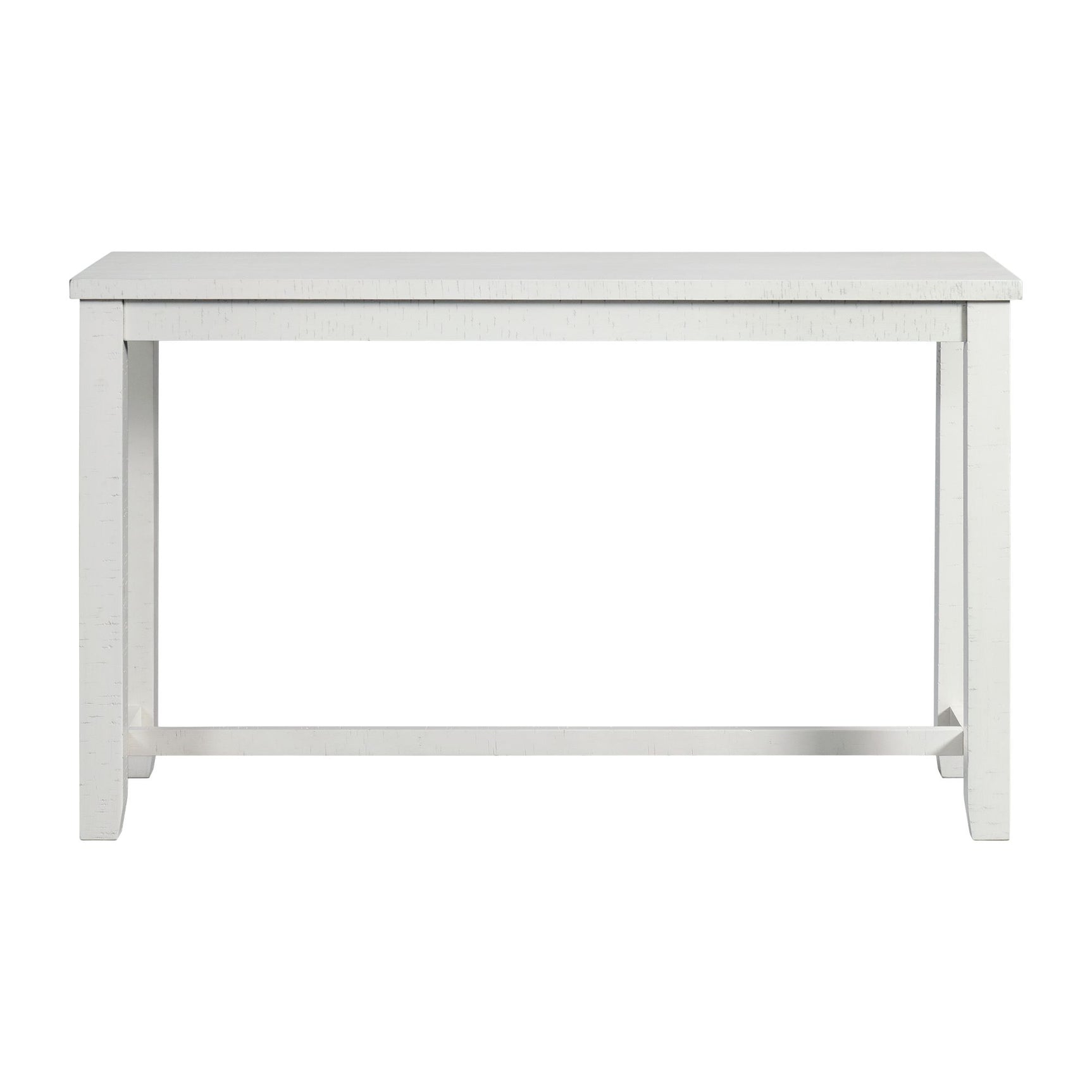 Stone Occasional Bar Table Single Pack in White (Table + Three Stools) - Tampa Furniture Outlet