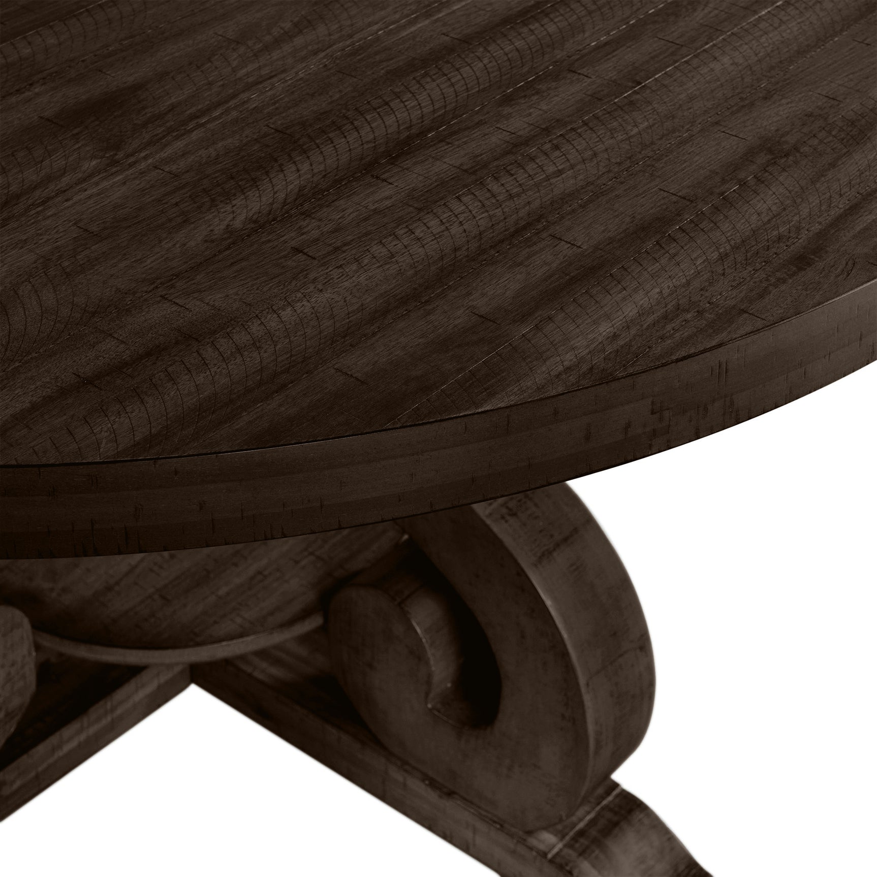 Stone Round Dining Table W/PU Base - Tampa Furniture Outlet