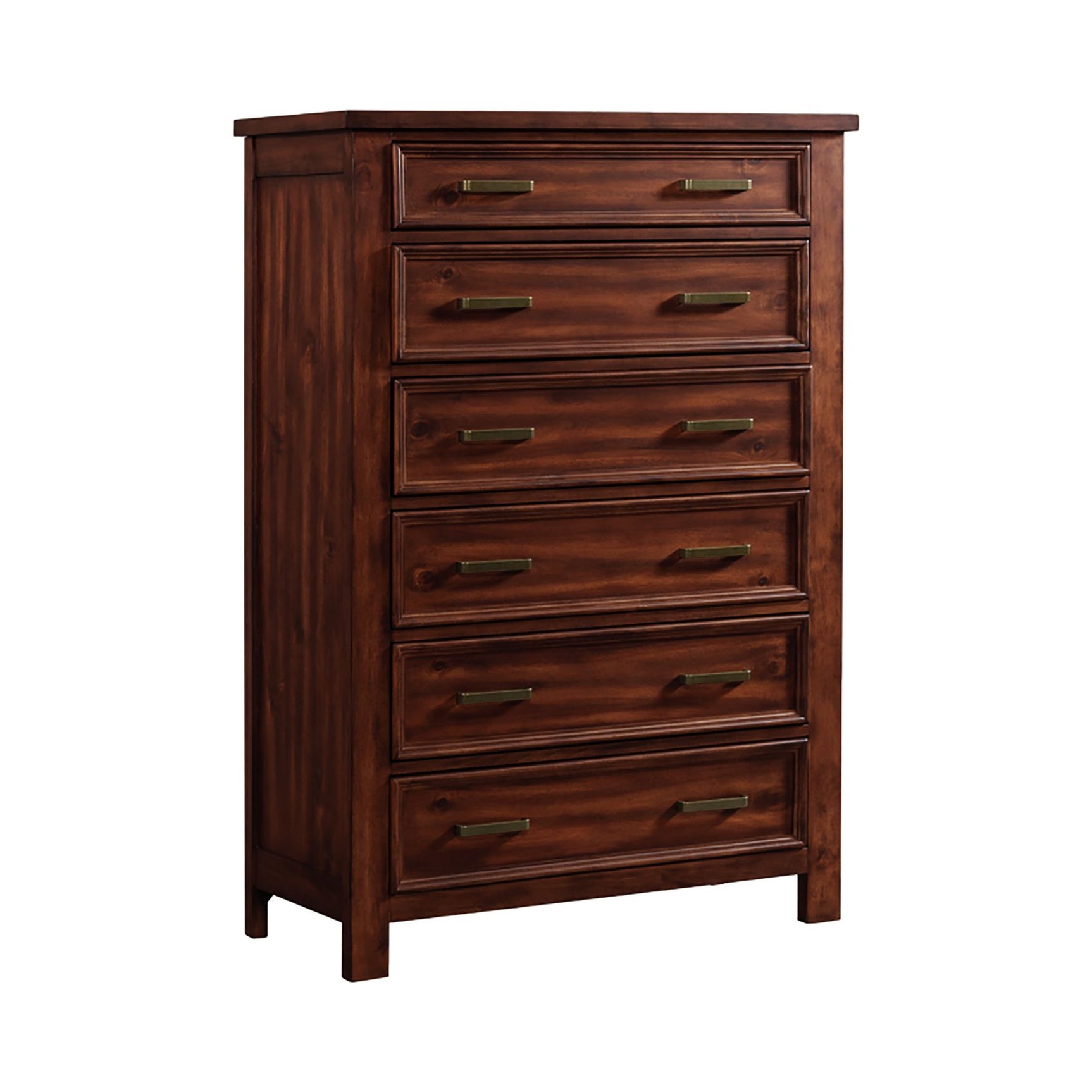 Sullivan 6-Drawer Chest in Rich Cherry