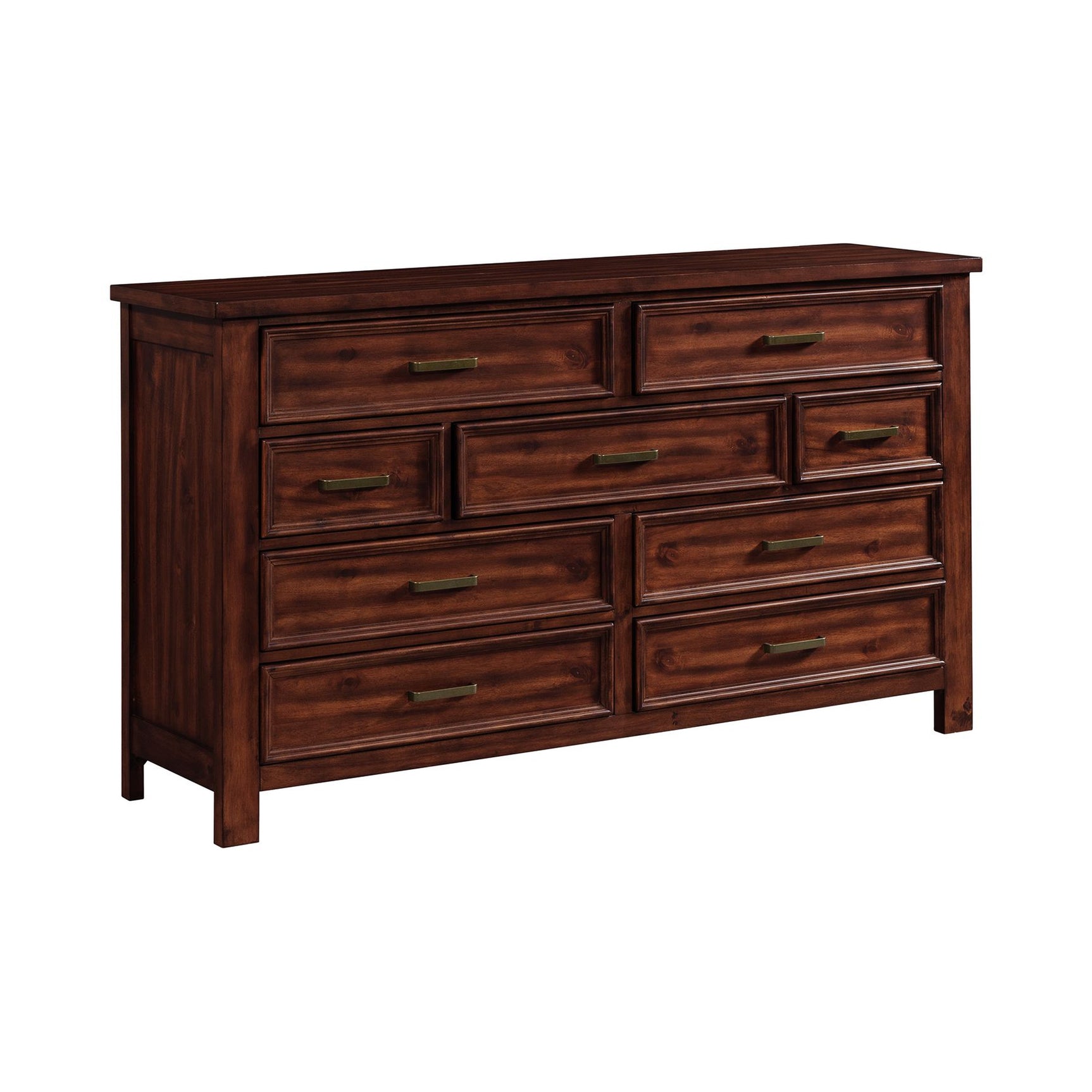 Sullivan 9-Drawer Dresser in Rich Cherry