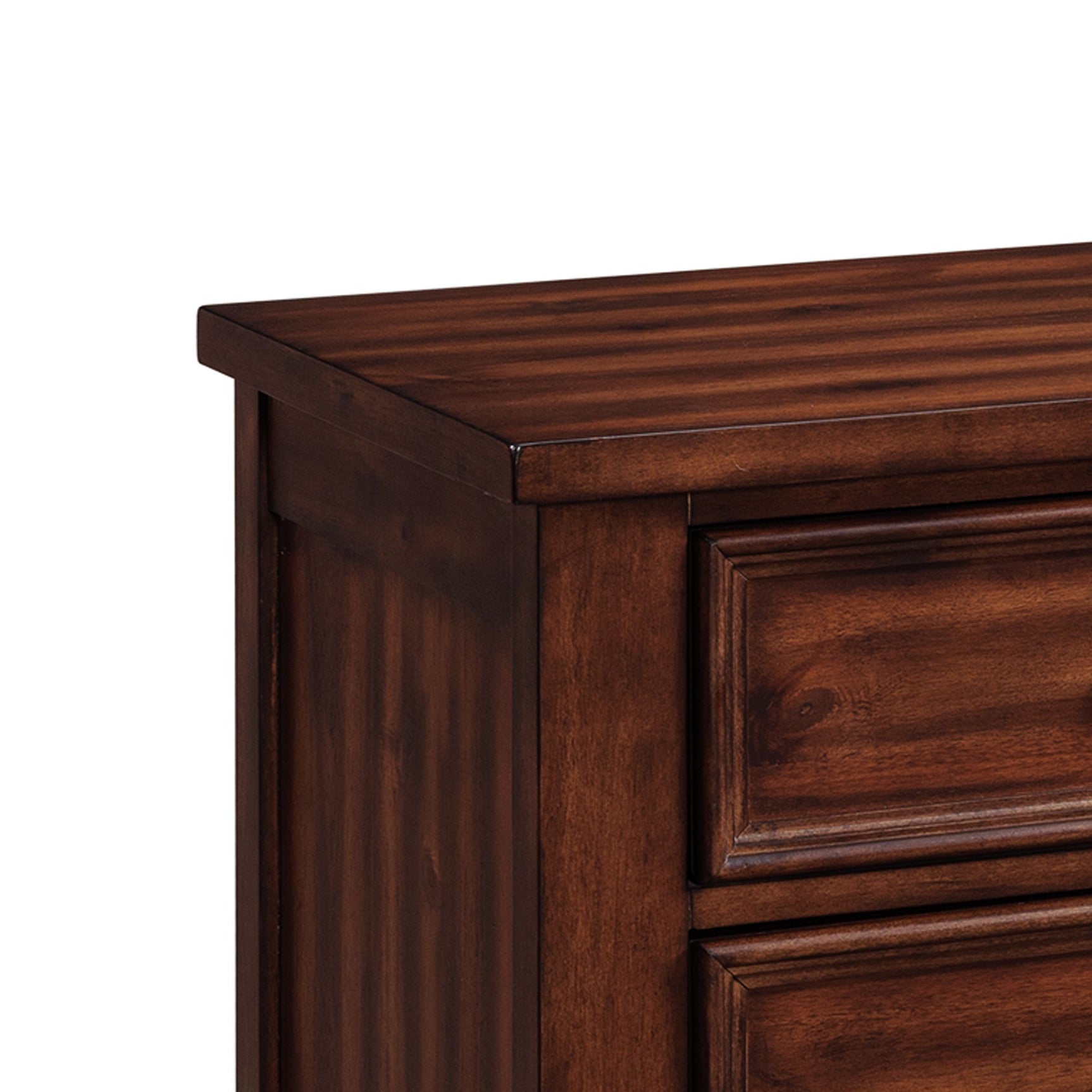Sullivan 3-Drawer Nightstand in Rich Cherry