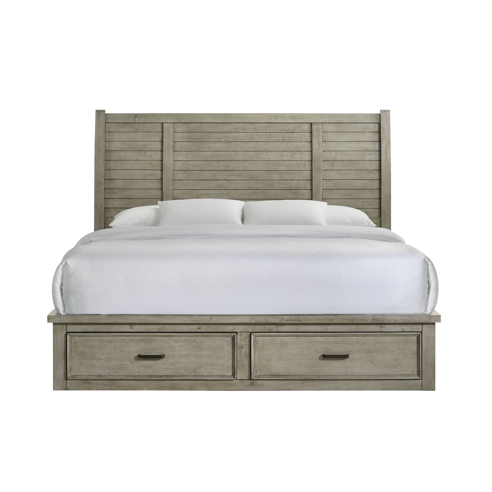 Sullivan King Storage Bed in Drift Grey