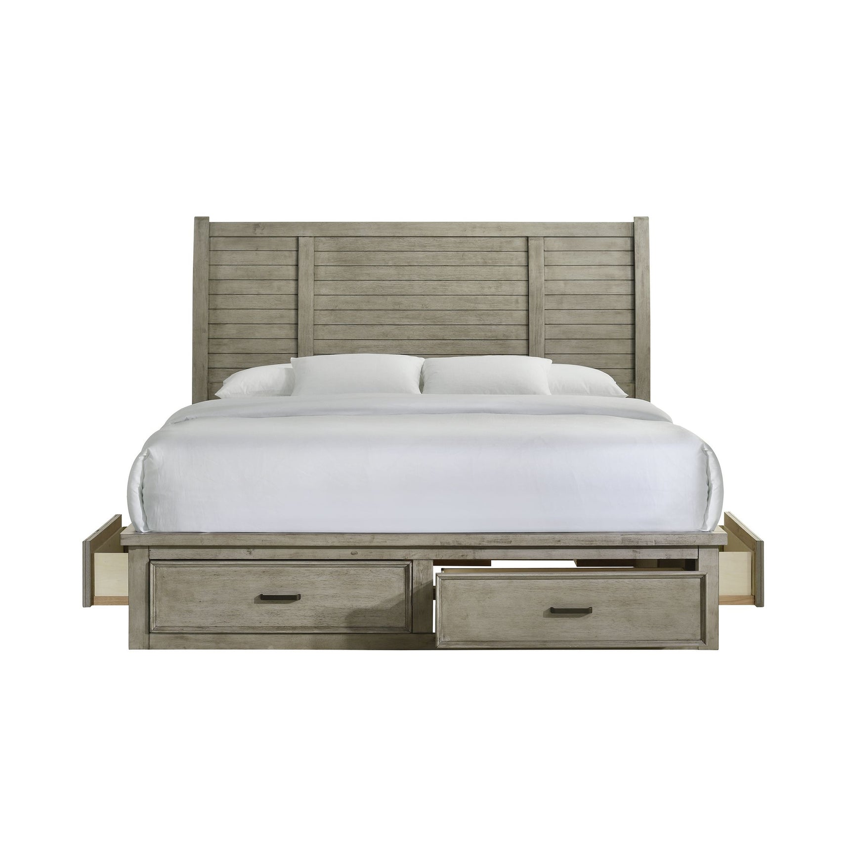 Sullivan King Storage Bed in Drift Grey