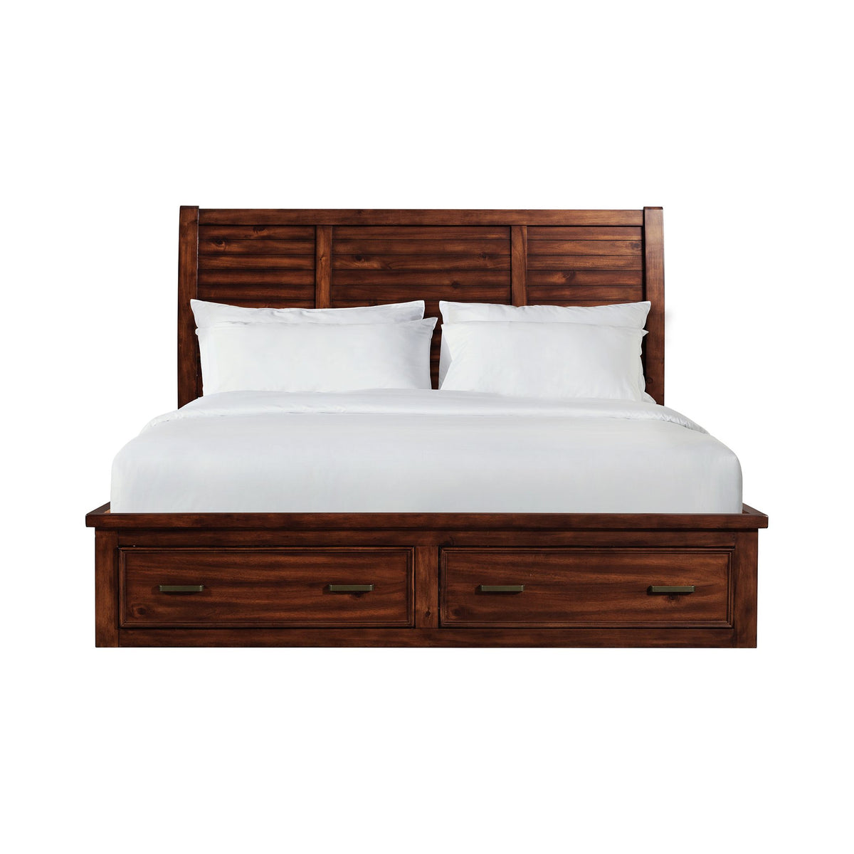 Sullivan King Storage Bed in Rich Cherry
