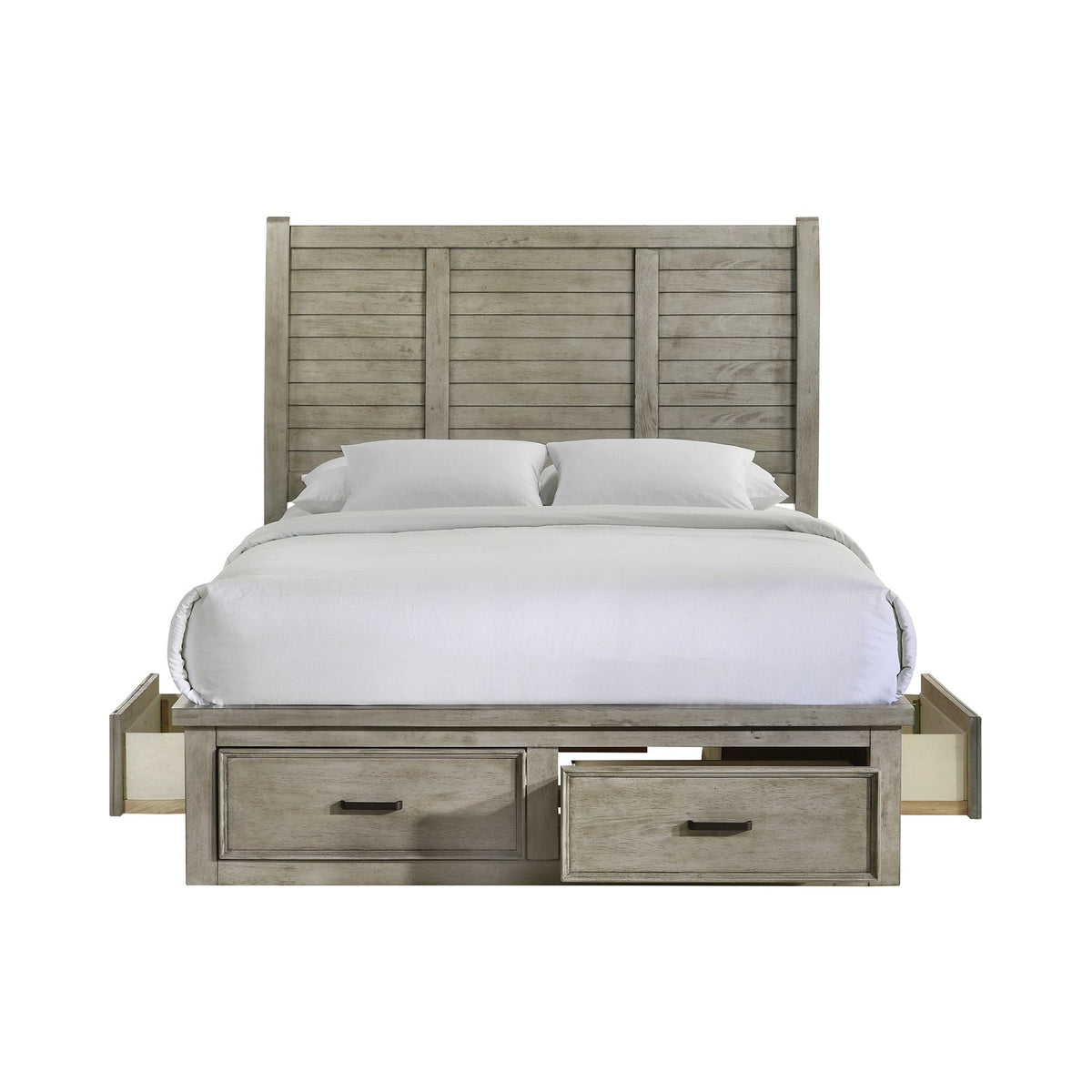 Sullivan Queen Storage Bed in Drift Grey