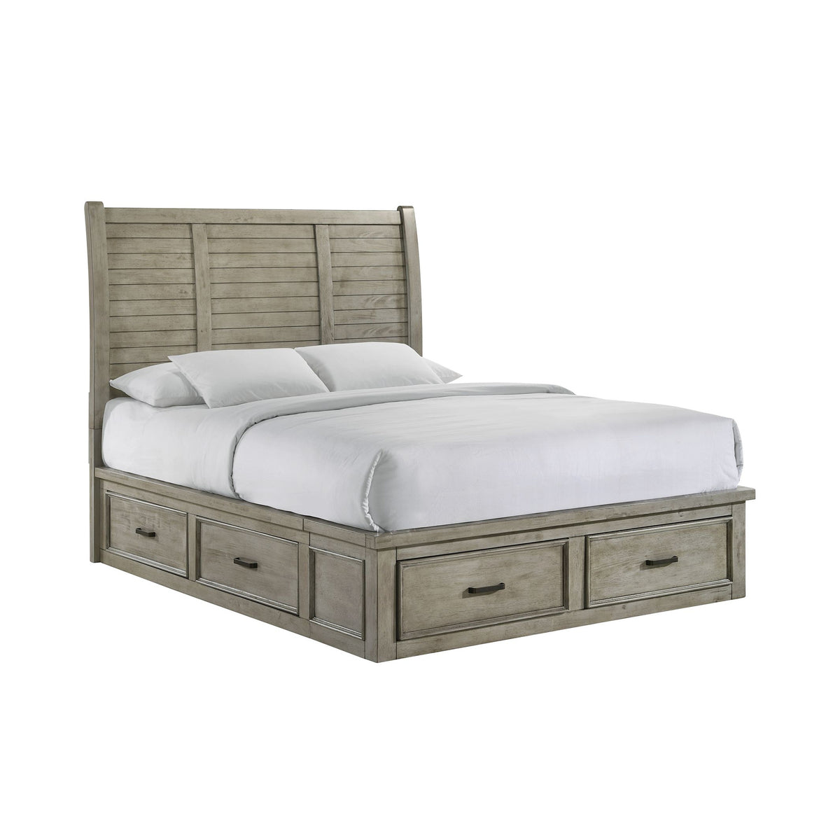 Sullivan Queen Storage Bed in Drift Grey