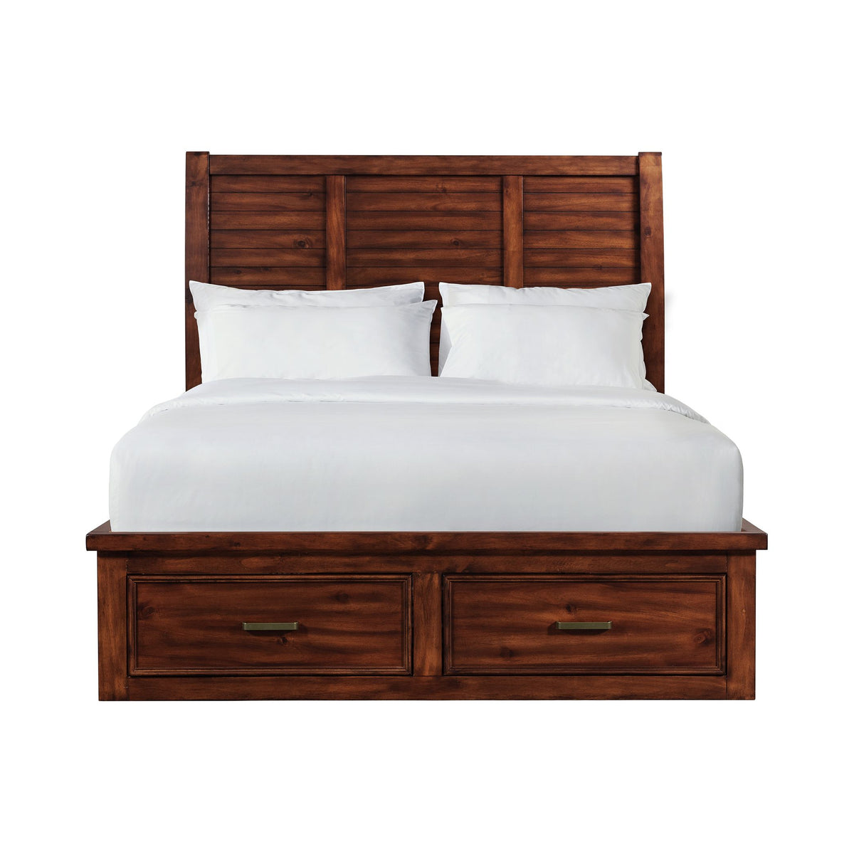 Sullivan Queen Storage Bed in Rich Cherry