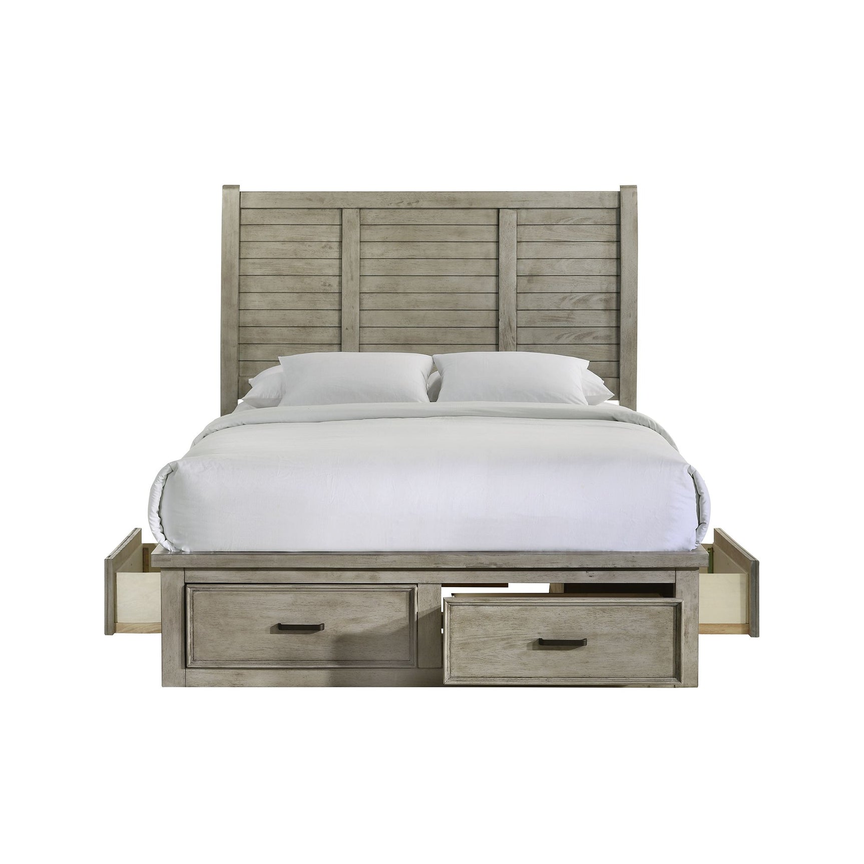 Sullivan Queen Storage Bed in Drift Grey - Tampa Furniture Outlet