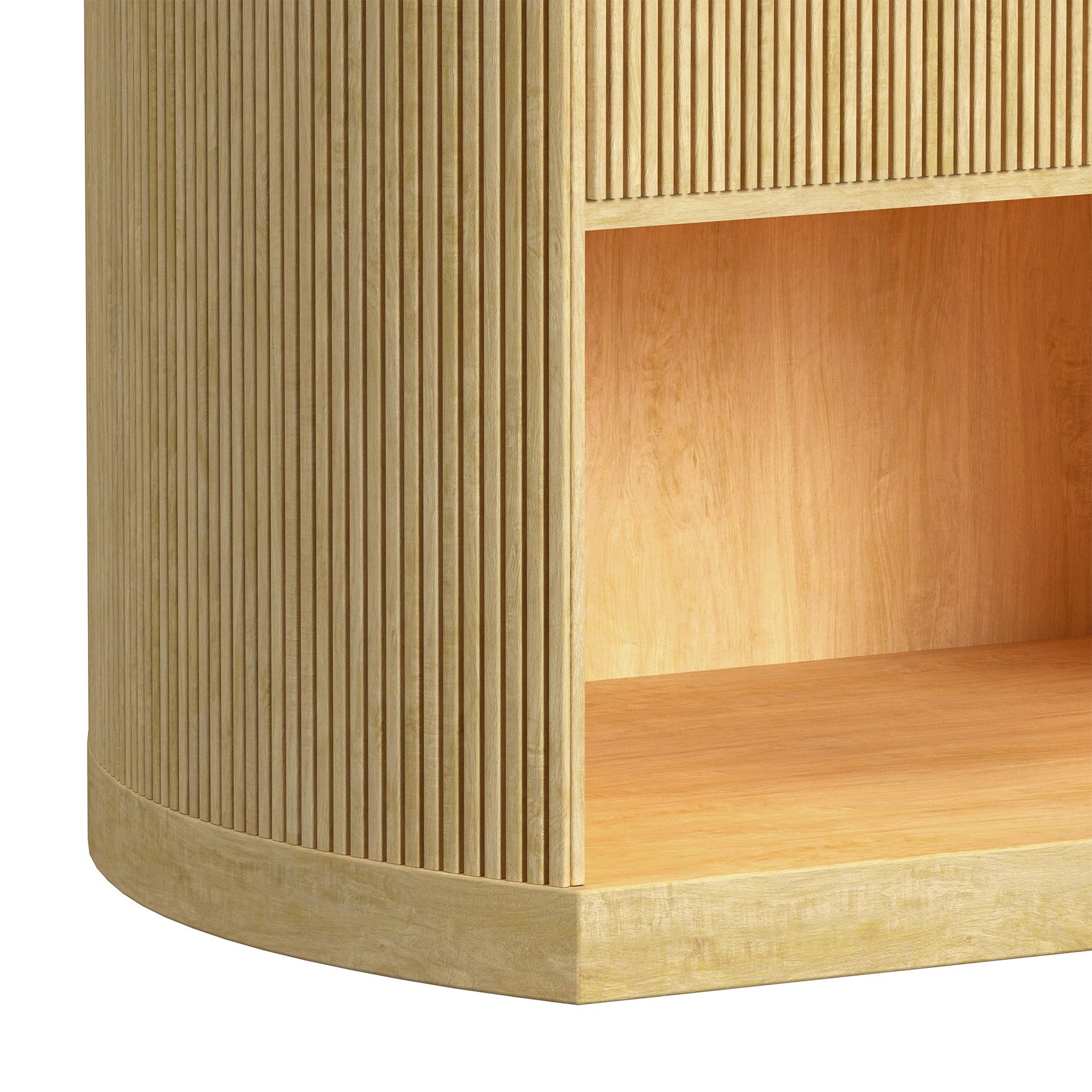 Sylvie 1-Drawer Nightstand with Touch Light in Natural LED - Tampa Furniture Outlet