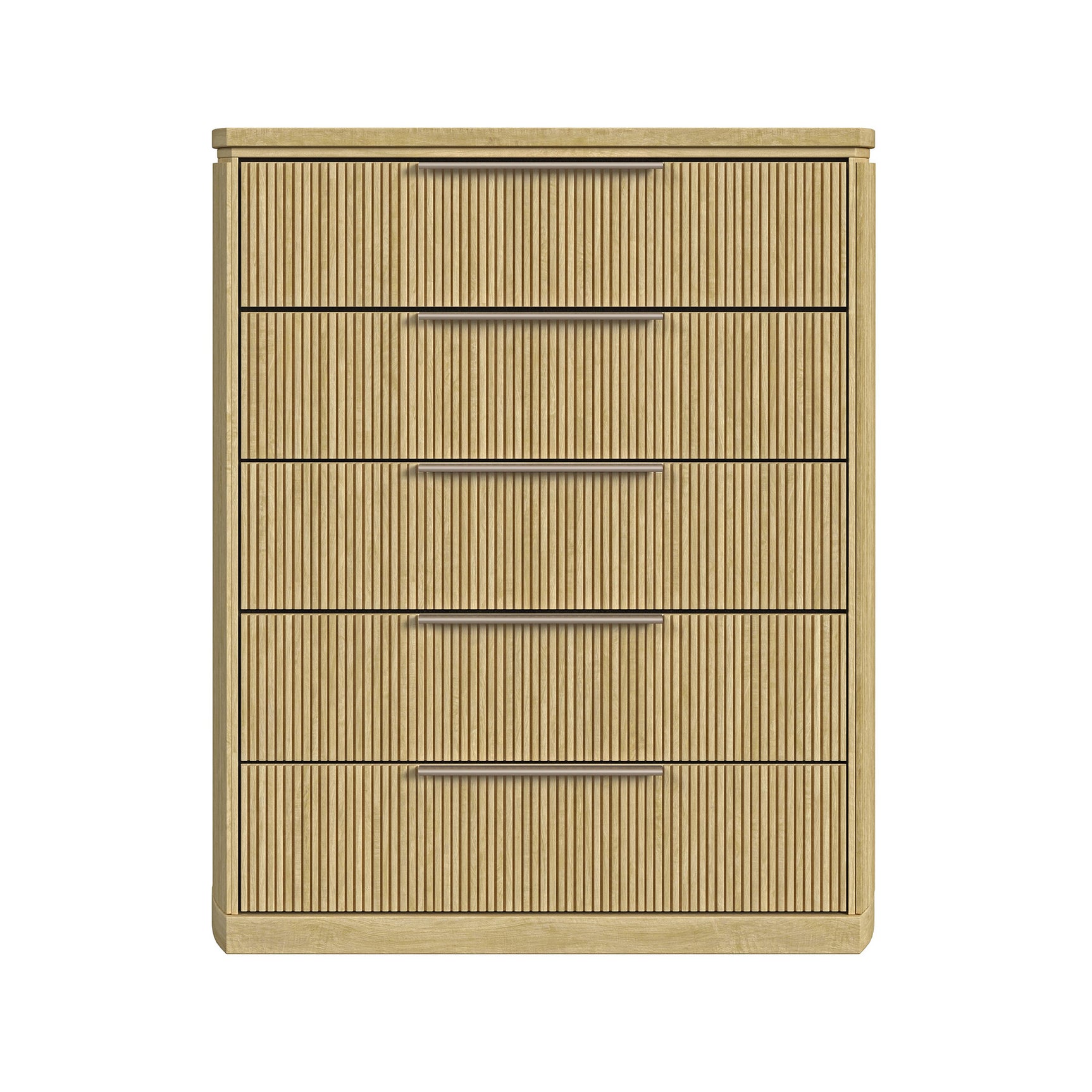 Sylvie 5-Drawer Chest in Natural - Tampa Furniture Outlet