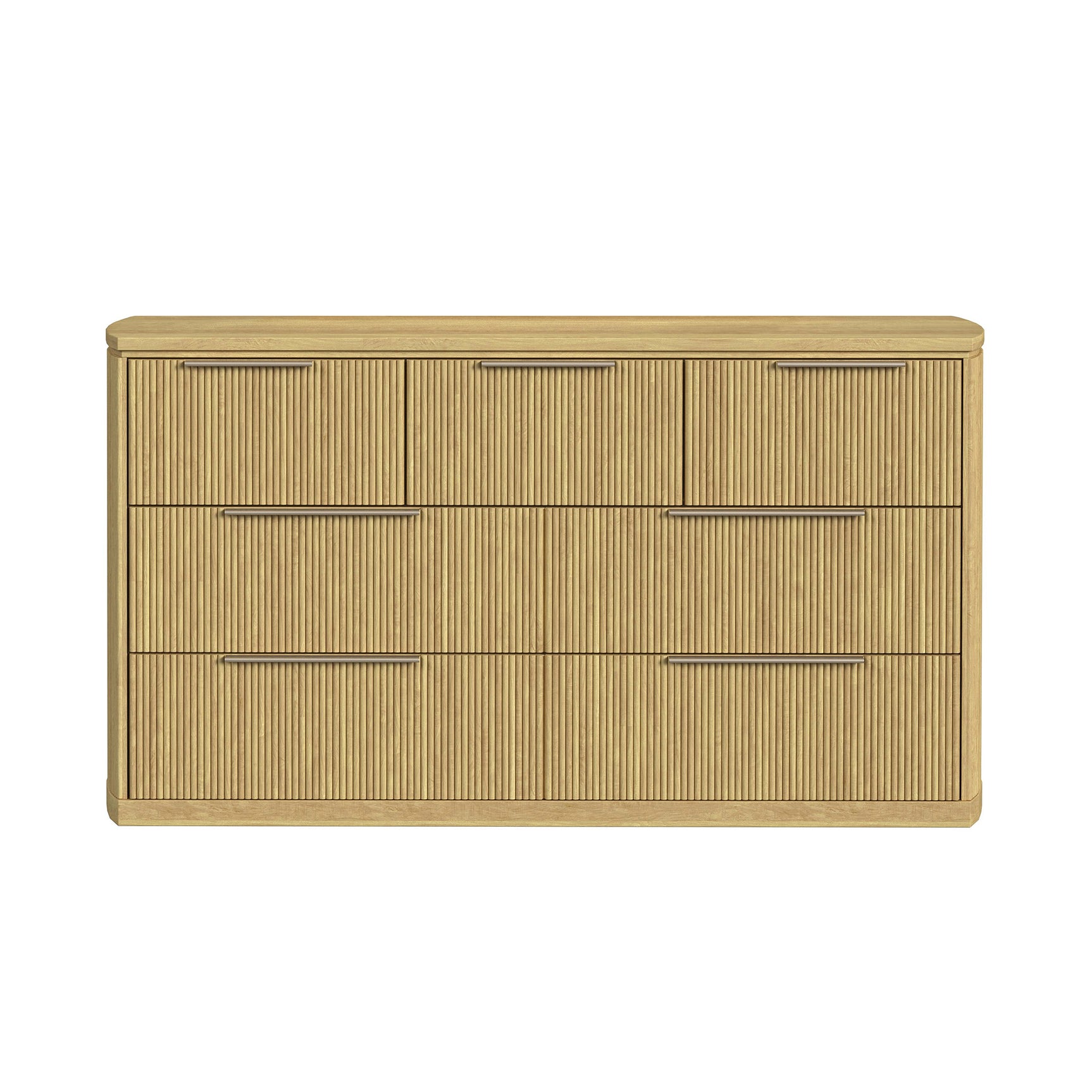 Sylvie 7-Drawer Dresser in Natural - Tampa Furniture Outlet