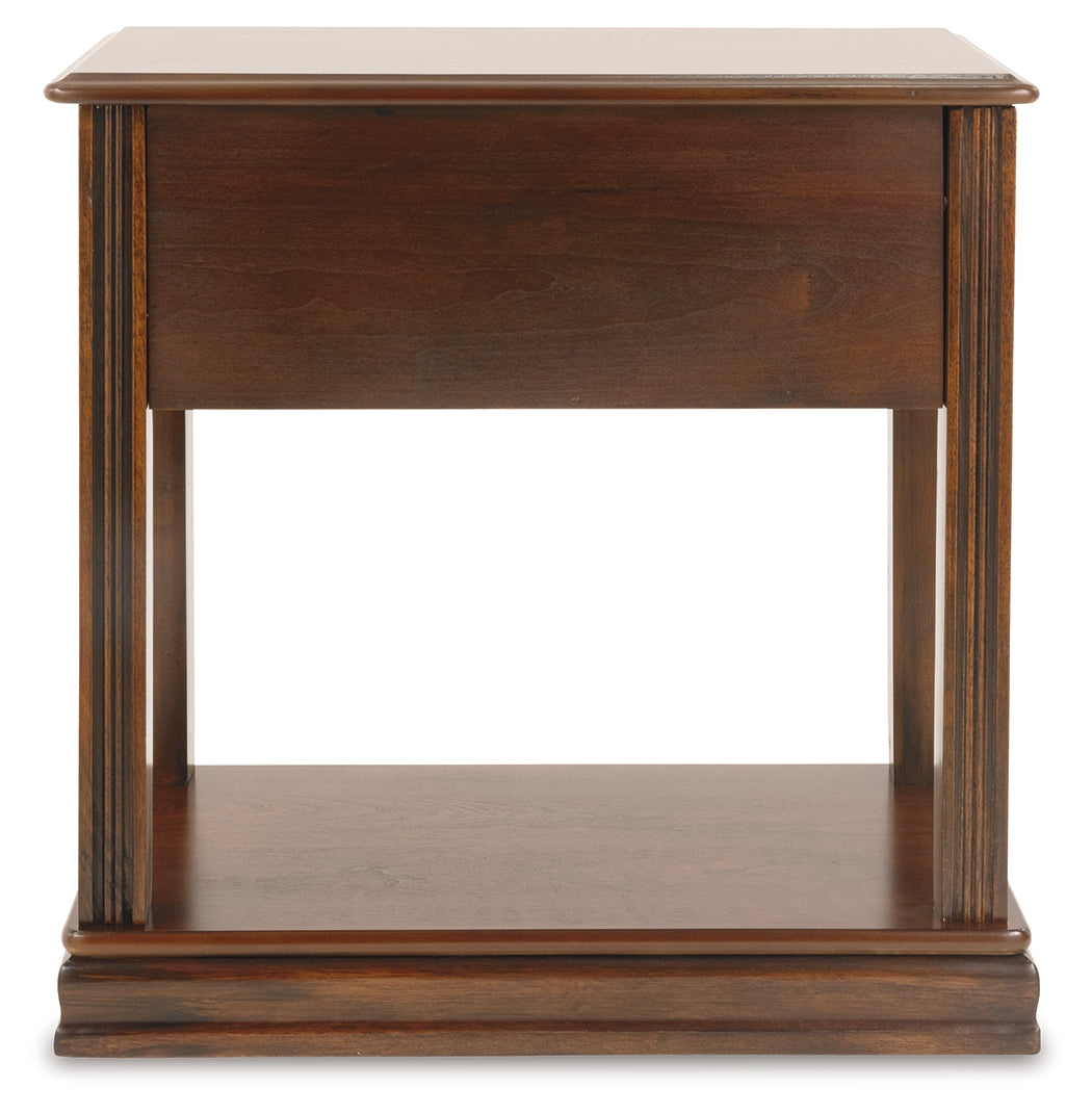 Breegin Chairside End Table - Tampa Furniture Outlet
