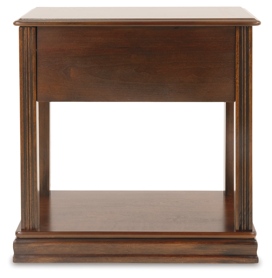 Breegin Chairside End Table - Tampa Furniture Outlet